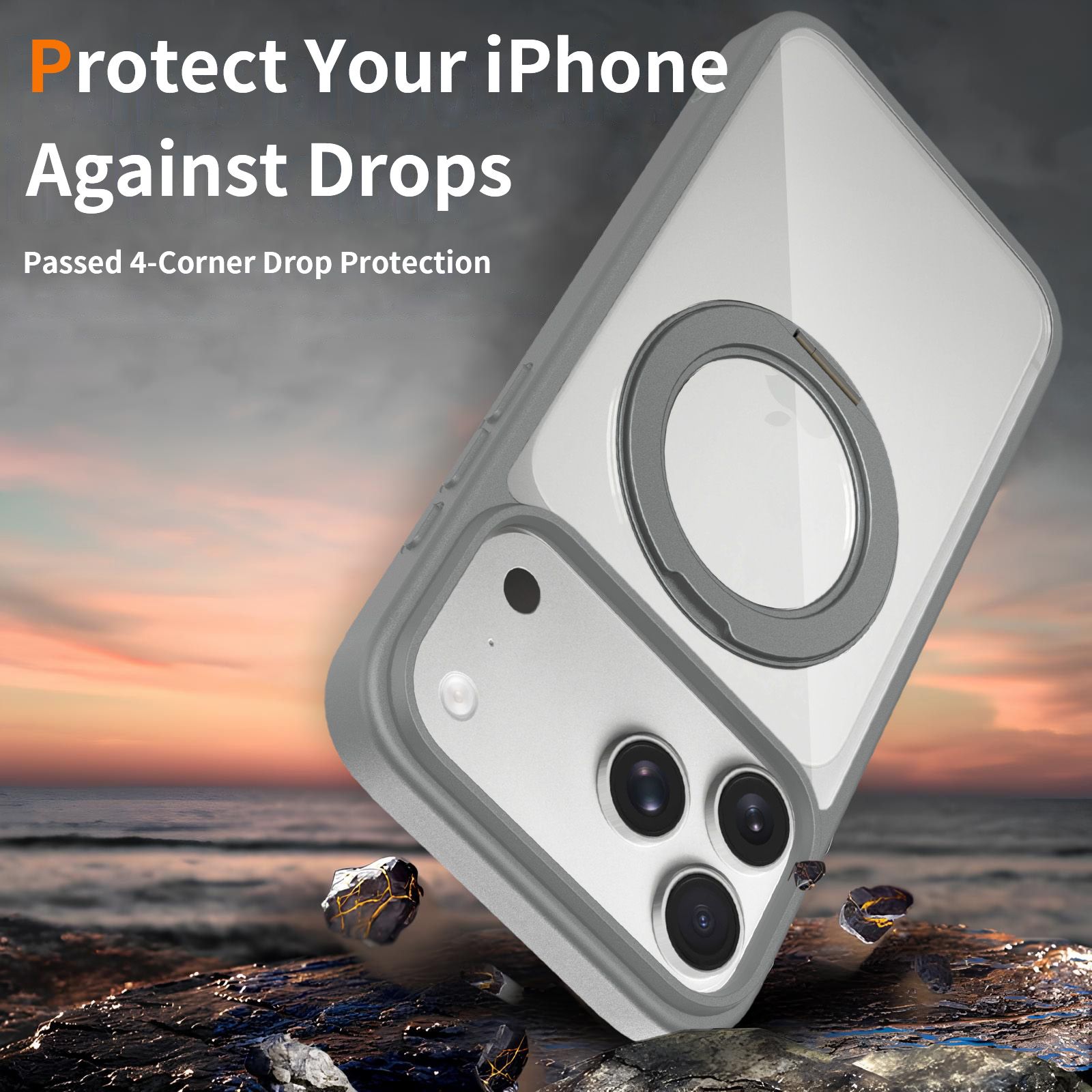 Pulse Prism Clear Case with Camera Action Button — 344