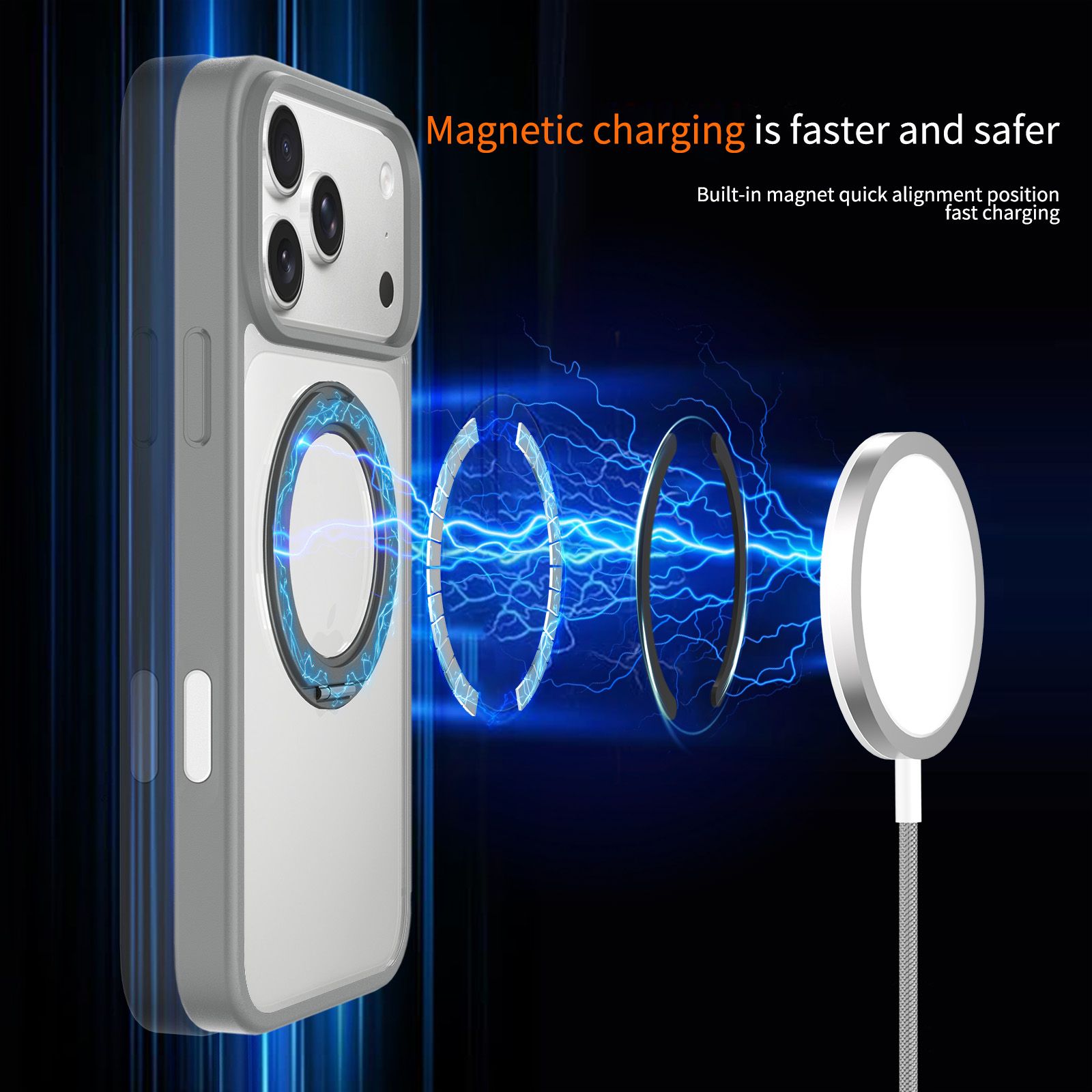 Pulse Prism Clear Case with Camera Action Button — 346