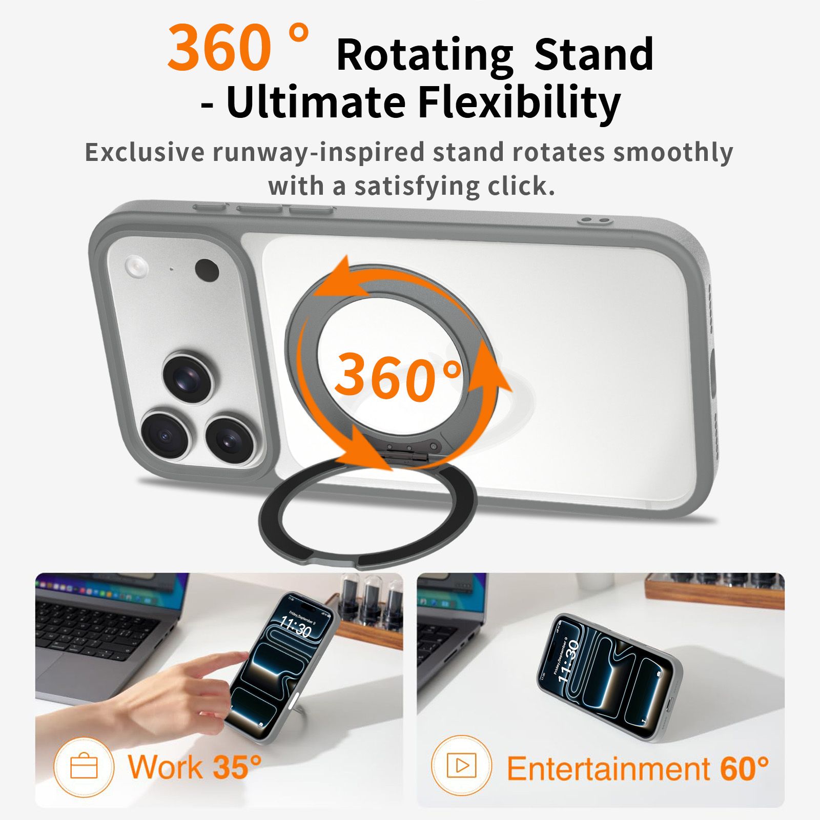 Pulse Prism Clear Case with Camera Action Button — 347