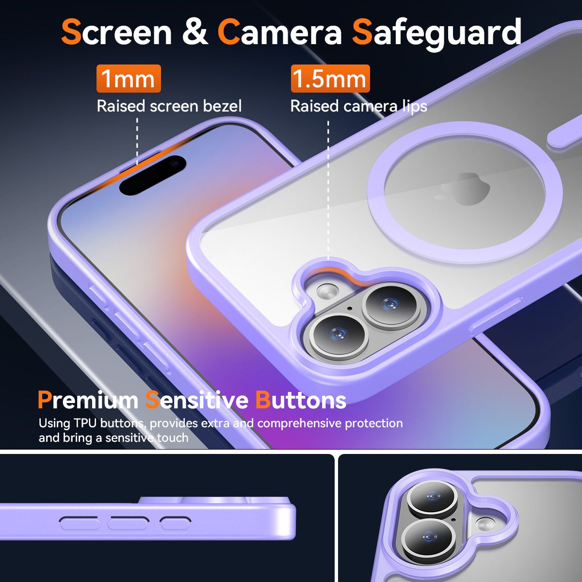 Pulse Prism Magsafe Clear Case with Camera Action Button — 20