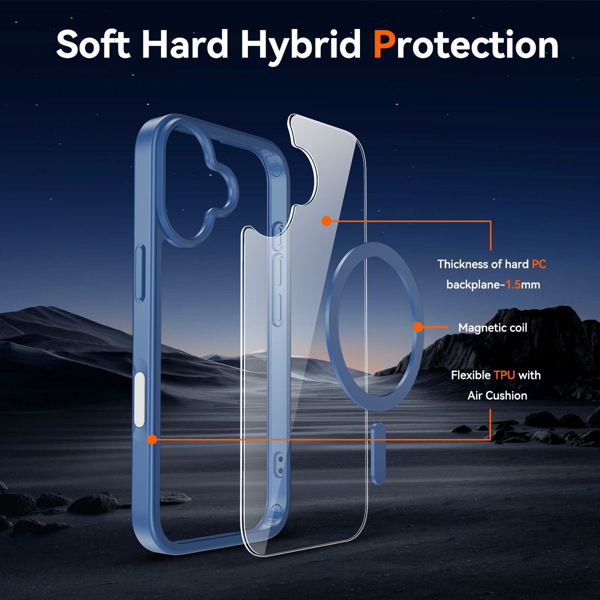 Pulse Prism Magsafe Clear Case with Camera Action Button — 28