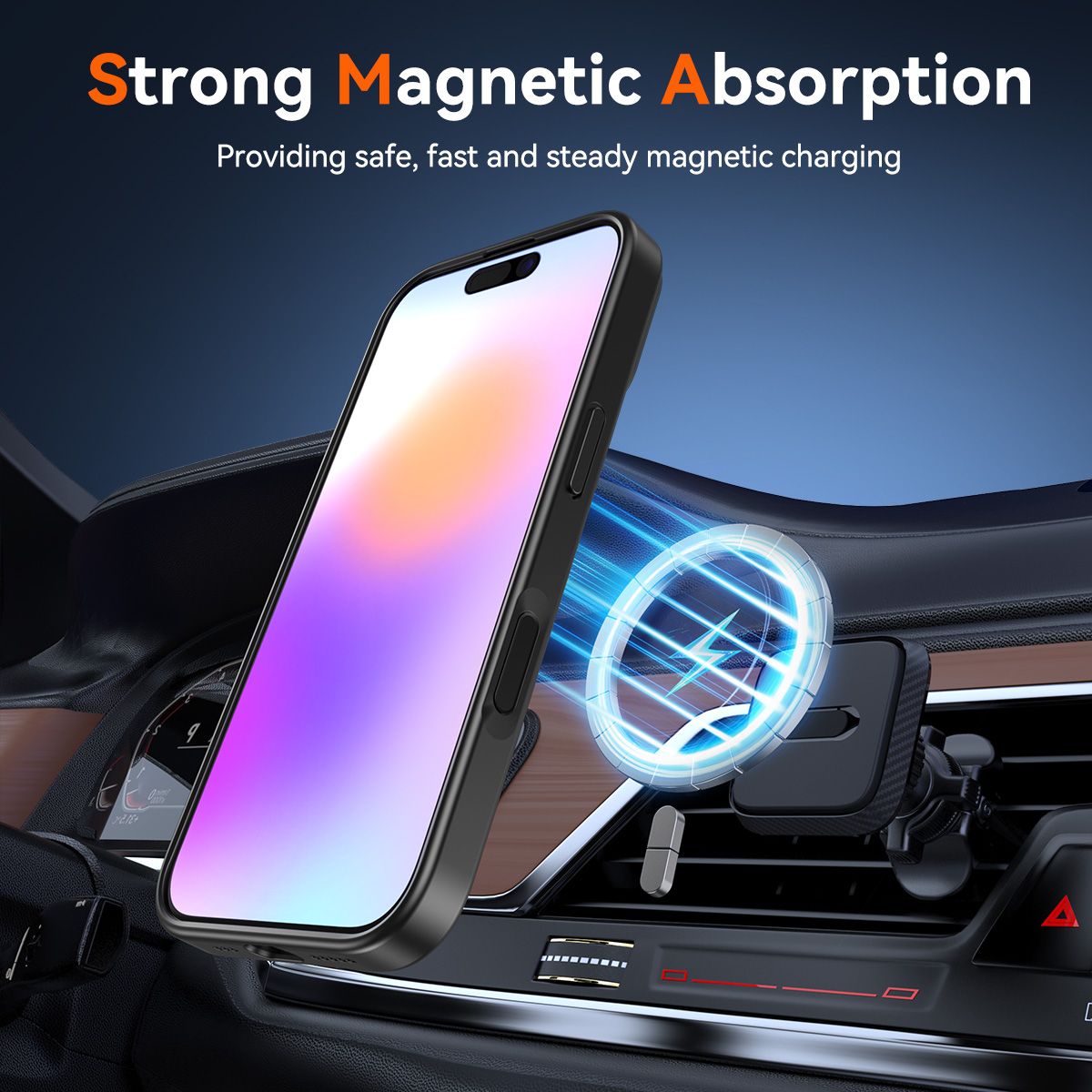 Pulse Prism Magsafe Clear Case with Camera Action Button — 30