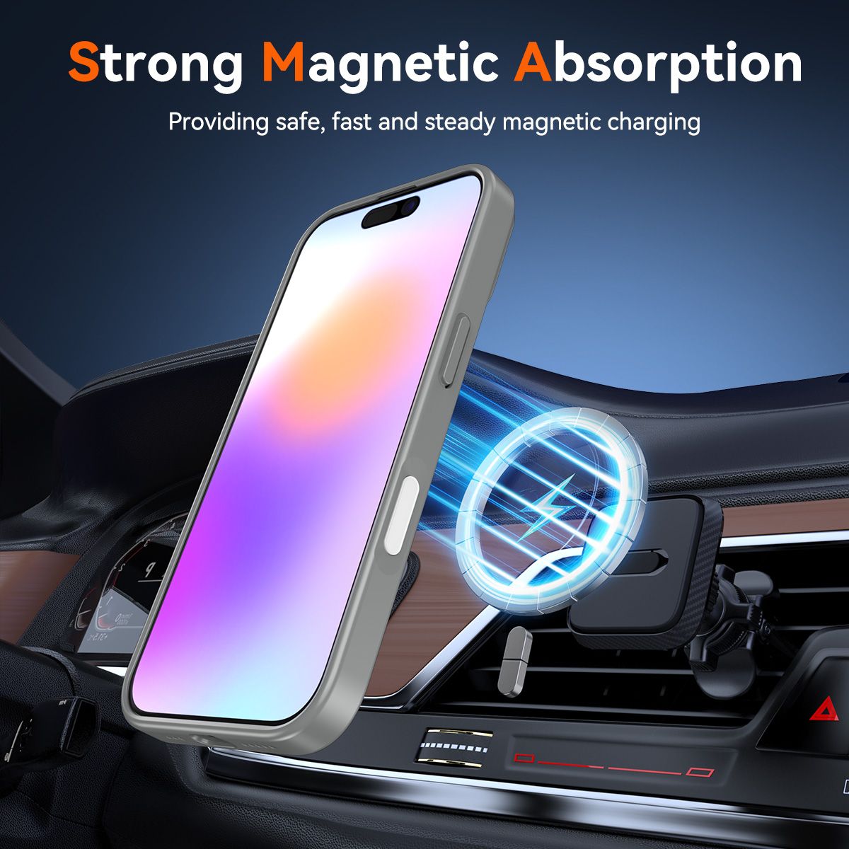 Pulse Prism Magsafe Clear Case with Camera Action Button — 31