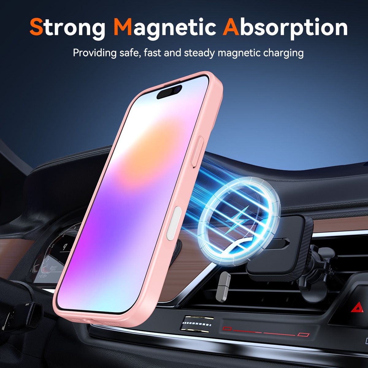 Pulse Prism Magsafe Clear Case with Camera Action Button — 32