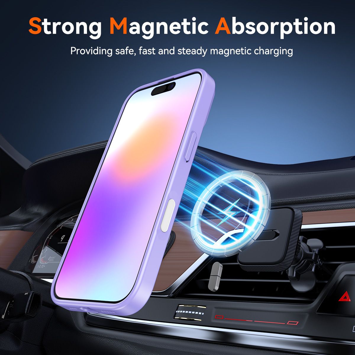 Pulse Prism Magsafe Clear Case with Camera Action Button — 34