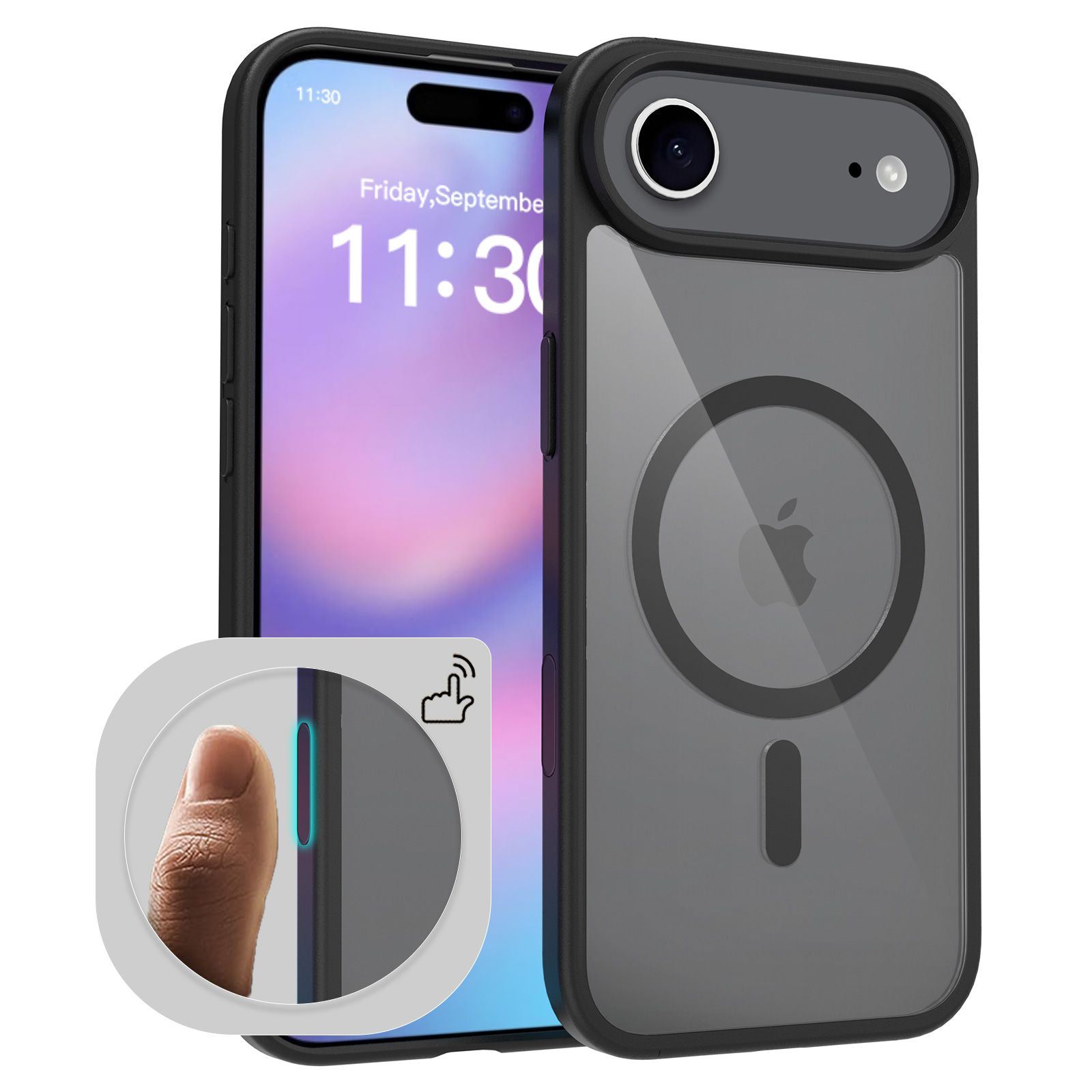 Pulse Prism Magsafe Clear Case with Camera Action Button — 202