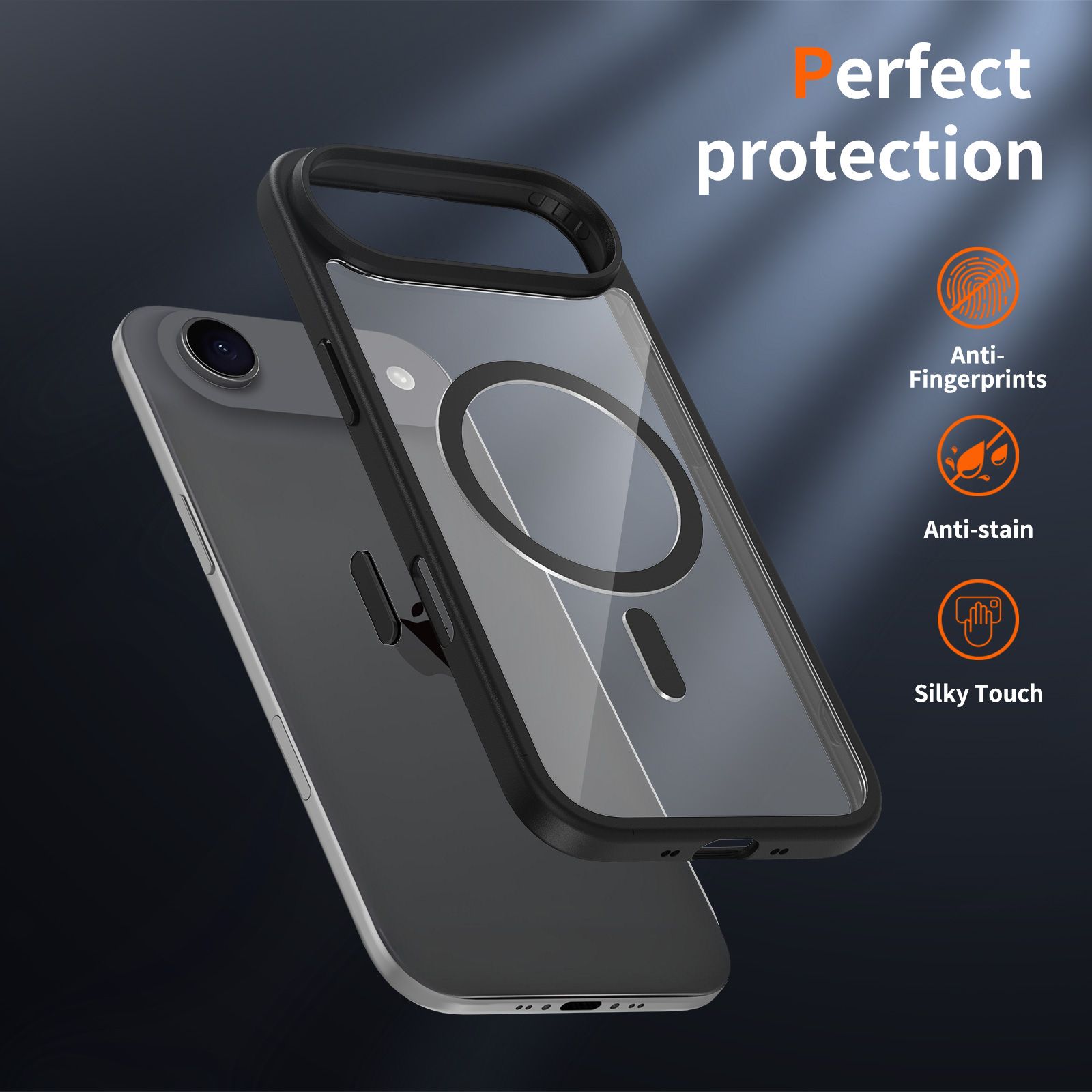 Pulse Prism Magsafe Clear Case with Camera Action Button — 207