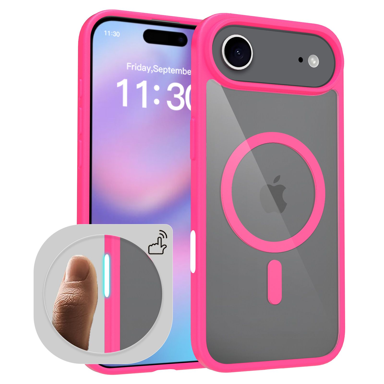 Pulse Prism Magsafe Clear Case with Camera Action Button — 178