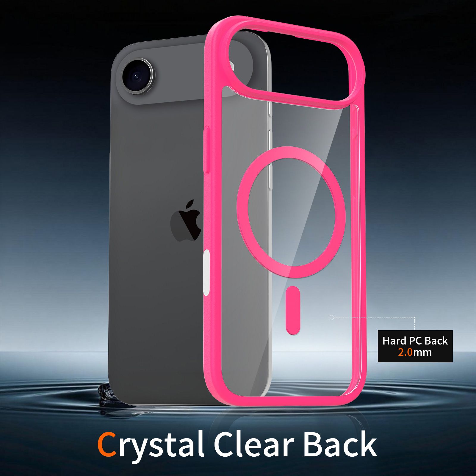 Pulse Prism Magsafe Clear Case with Camera Action Button — 180