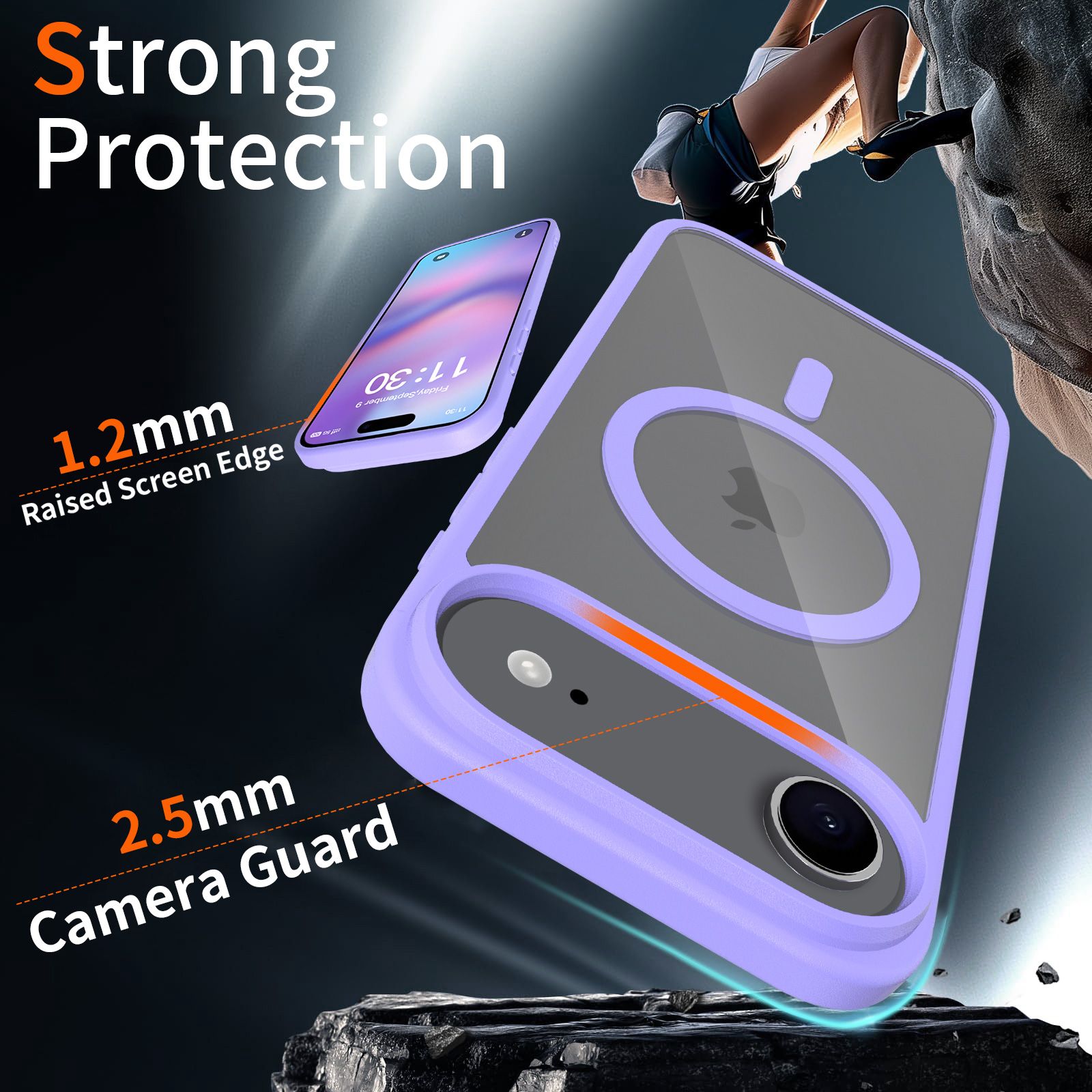 Pulse Prism Magsafe Clear Case with Camera Action Button — 169