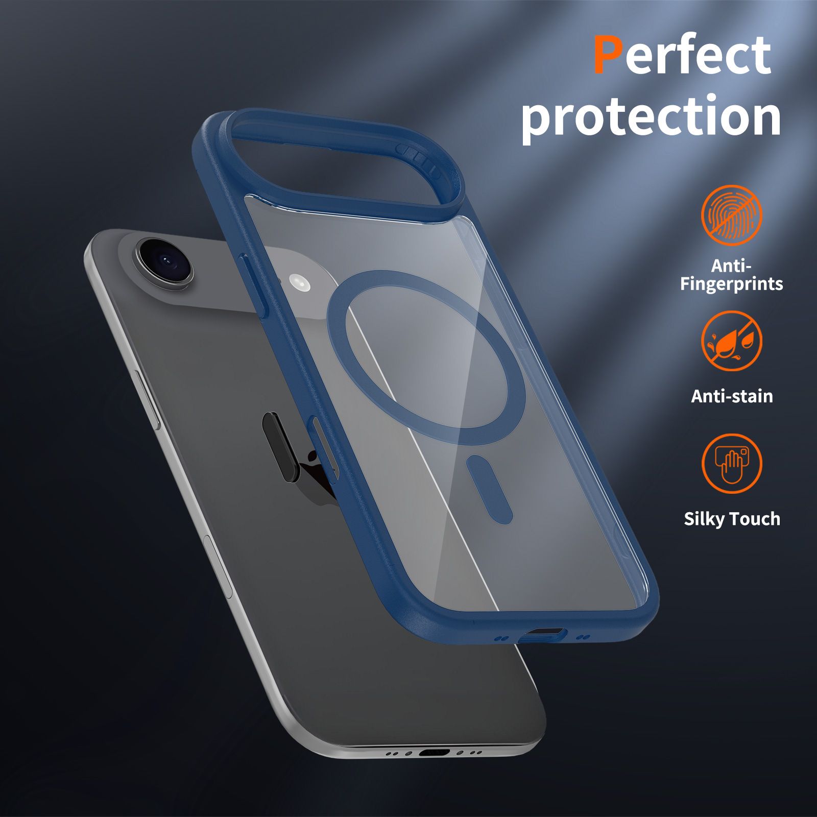 Pulse Prism Magsafe Clear Case with Camera Action Button — 199
