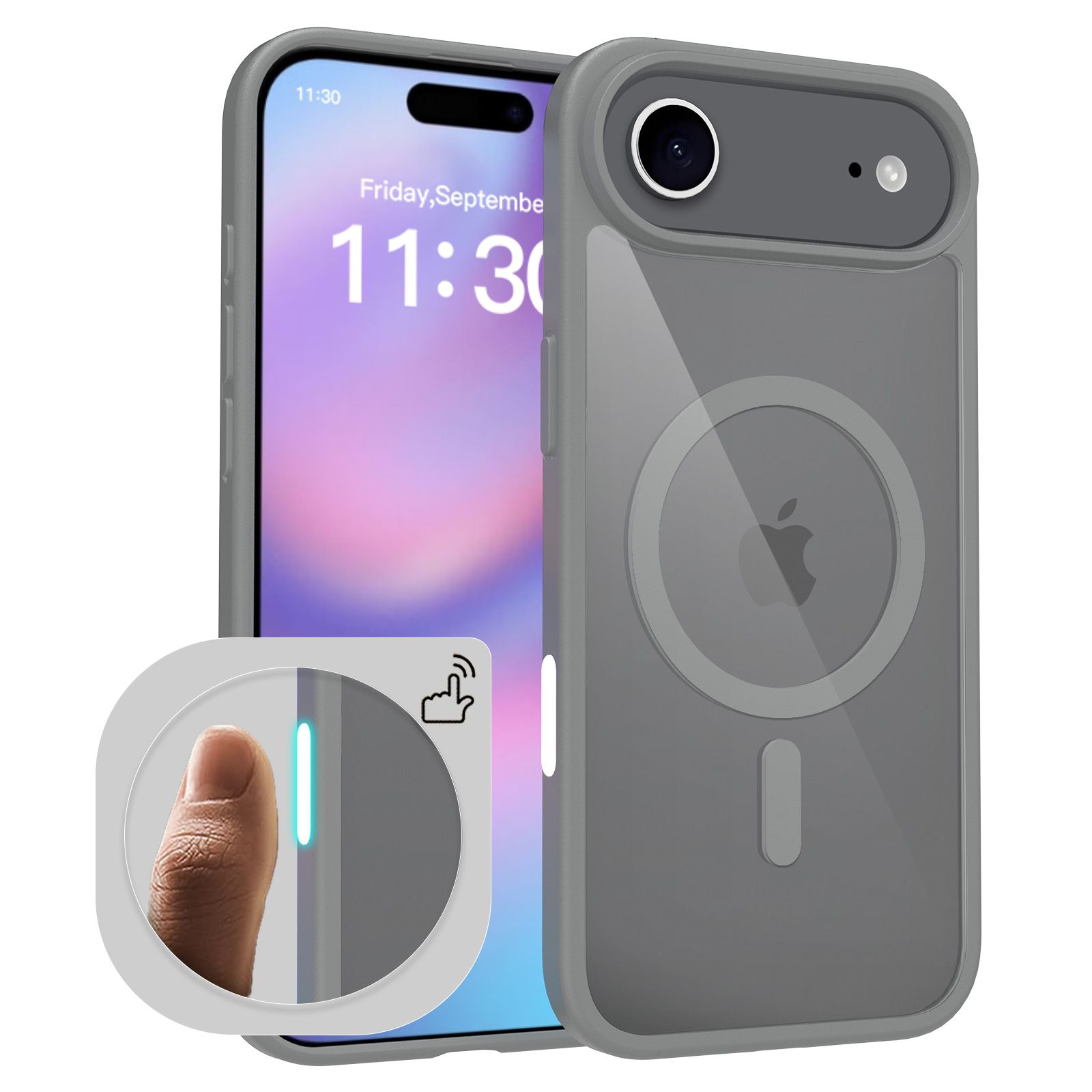 Pulse Prism Magsafe Clear Case with Camera Action Button — 186