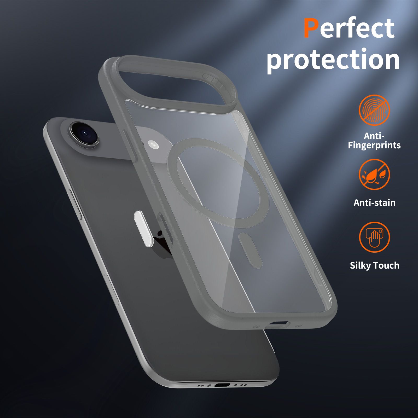Pulse Prism Magsafe Clear Case with Camera Action Button — 191