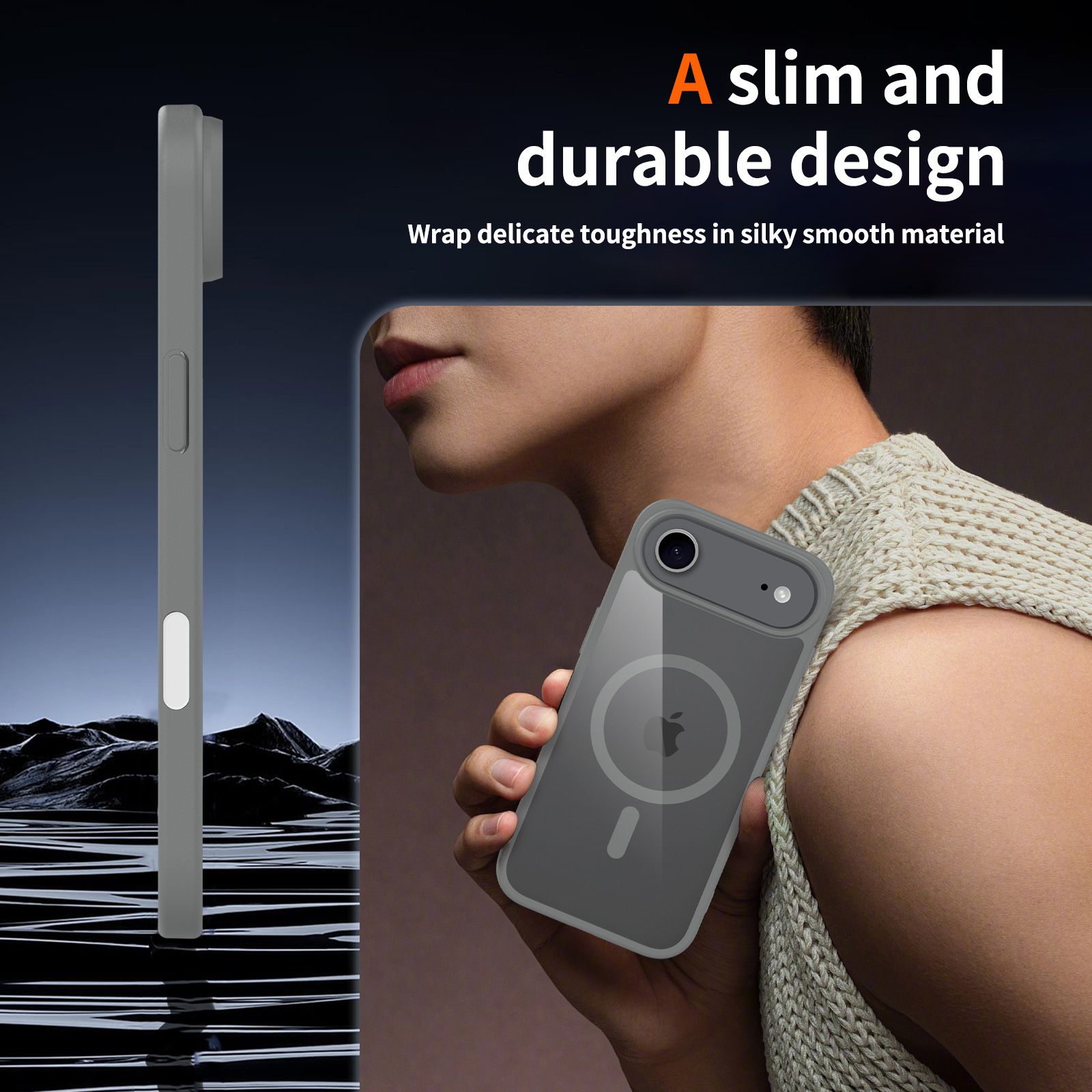Pulse Prism Magsafe Clear Case with Camera Action Button — 192