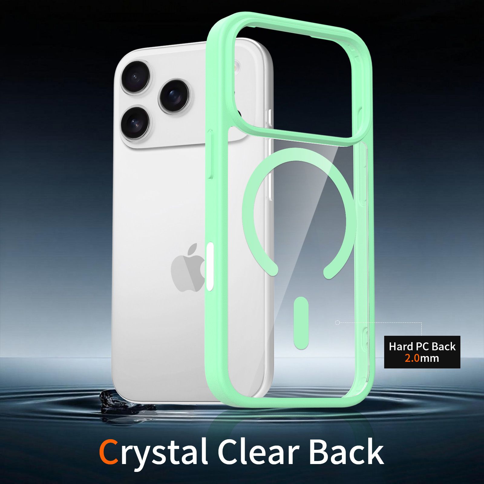 Pulse Prism Magsafe Clear Case with Camera Action Button — 212