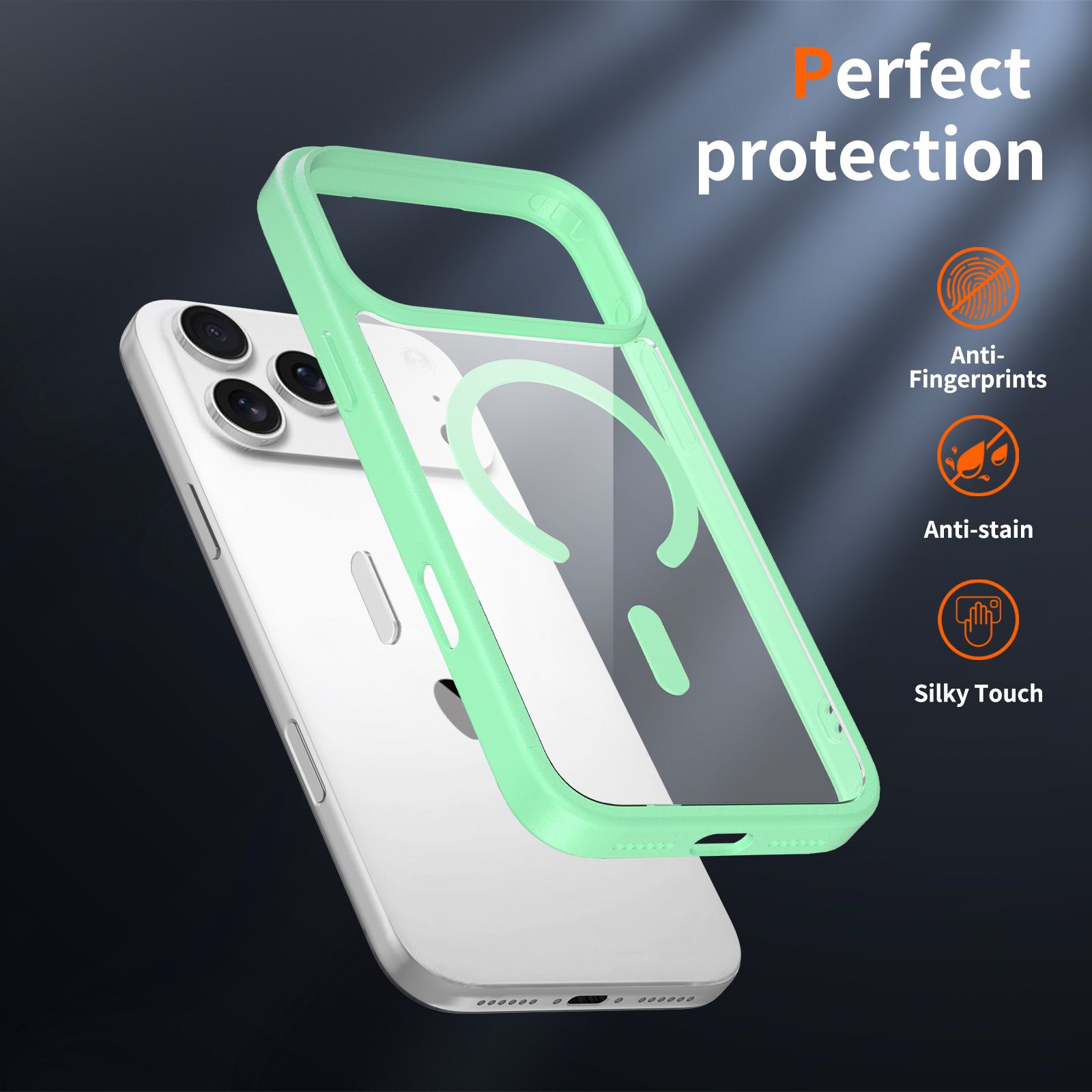 Pulse Prism Magsafe Clear Case with Camera Action Button — 42