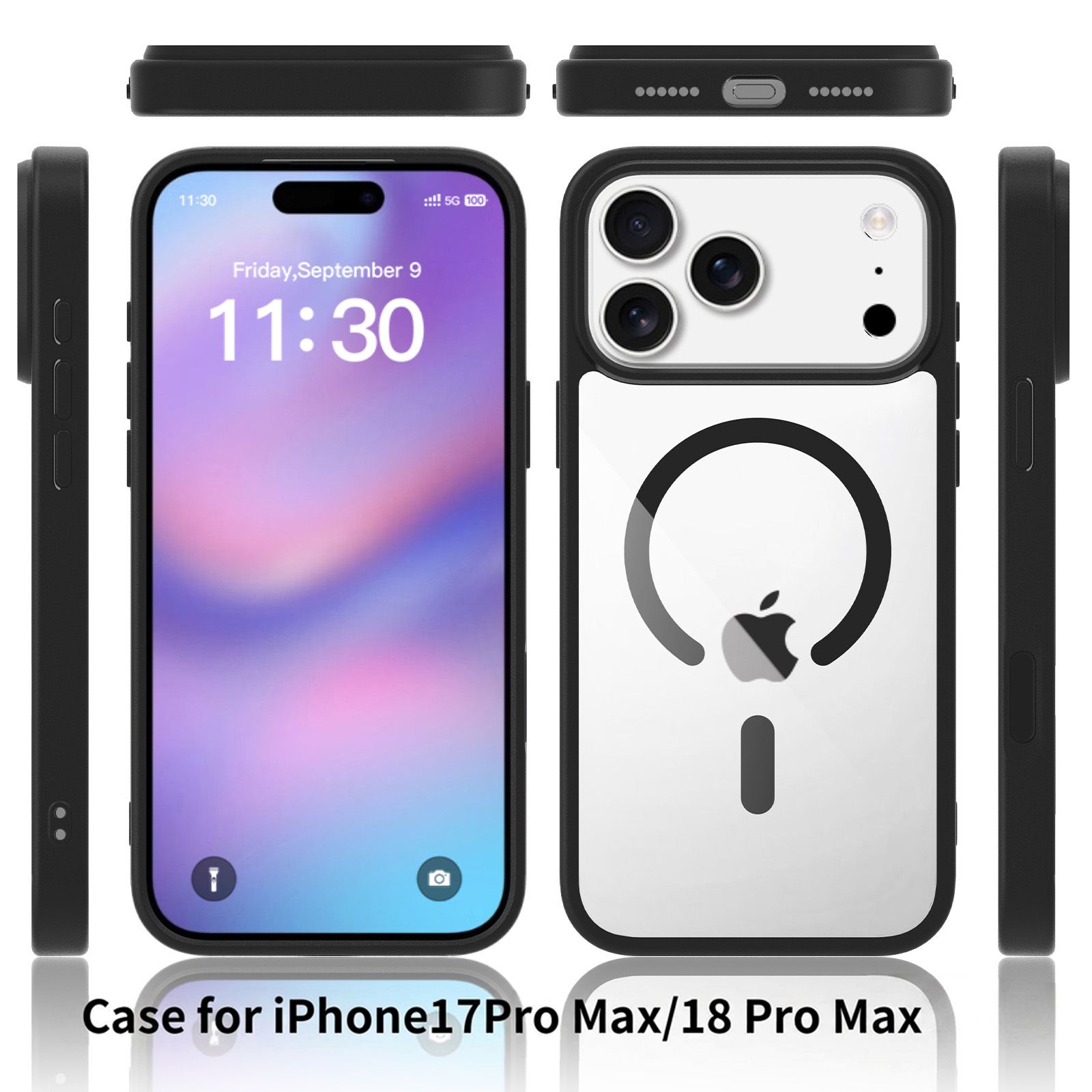 Pulse Prism Magsafe Clear Case with Camera Action Button — 46