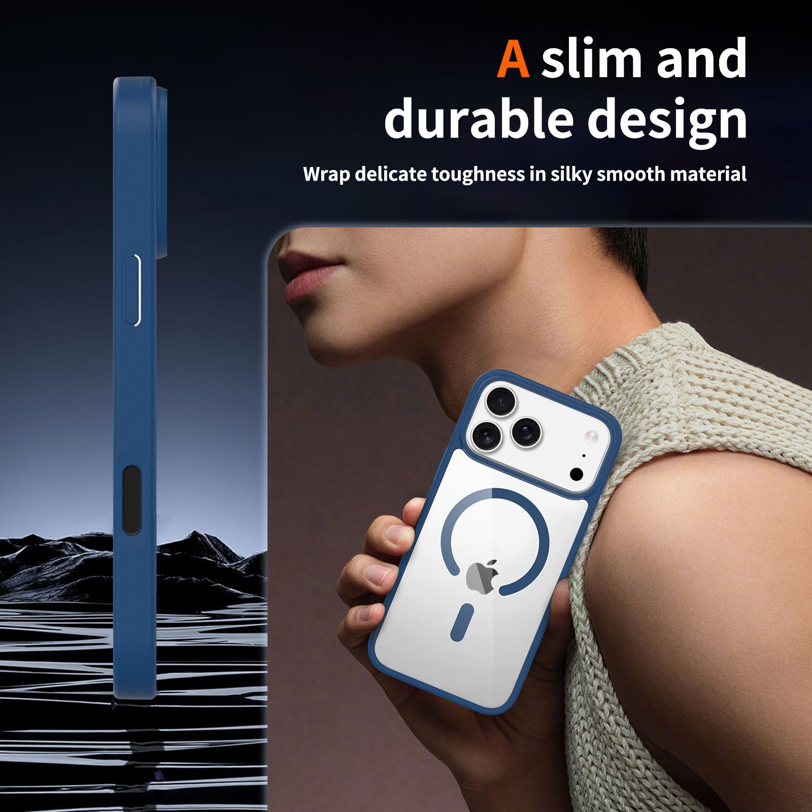 Pulse Prism Magsafe Clear Case with Camera Action Button — 85