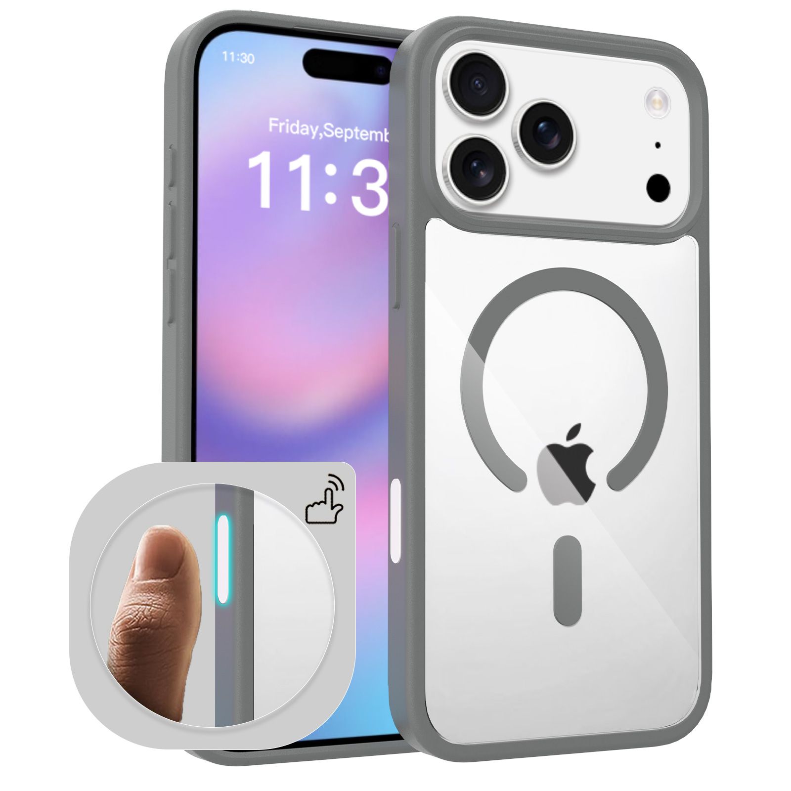 Pulse Prism Magsafe Clear Case with Camera Action Button — 71