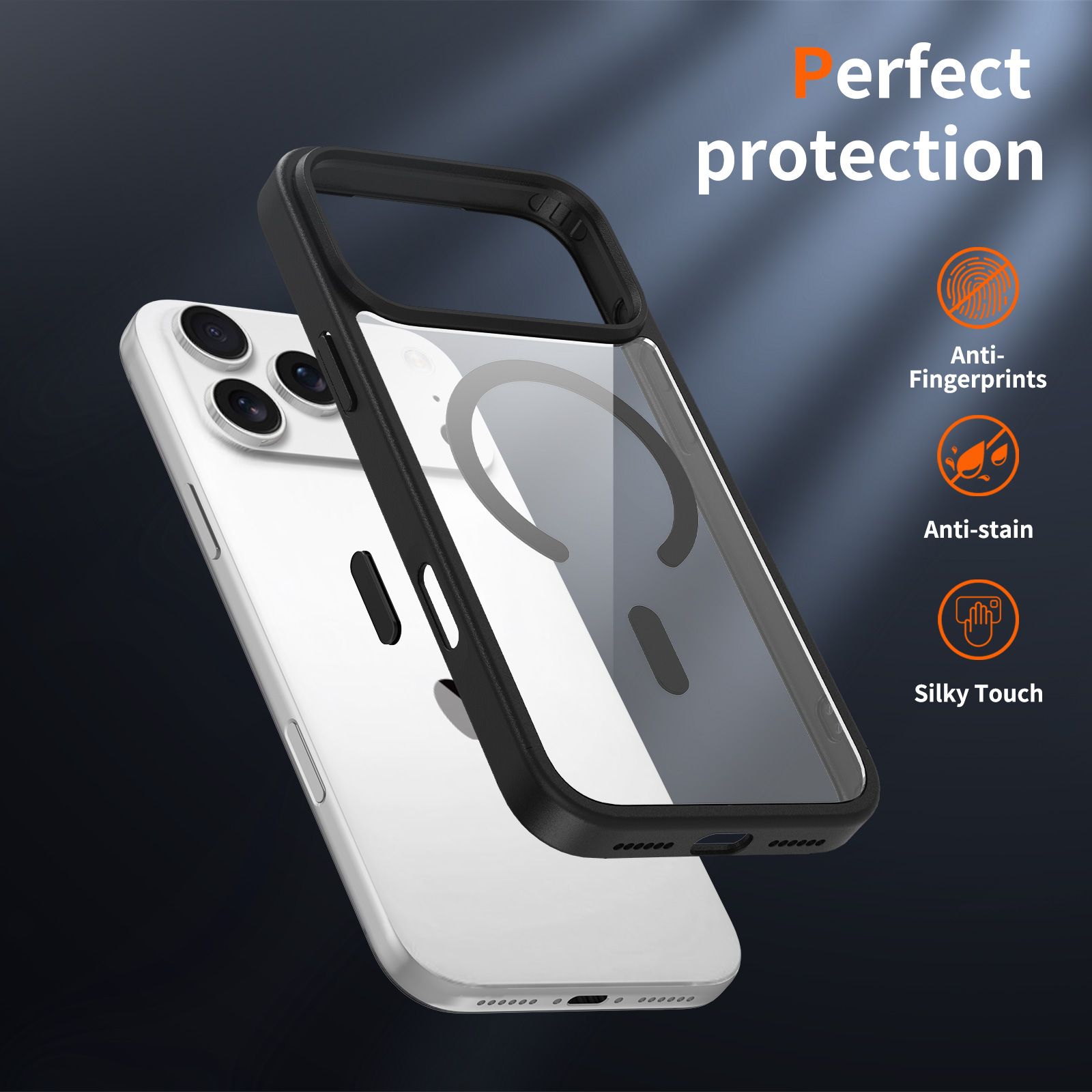 Pulse Prism Magsafe Clear Case with Camera Action Button — 149
