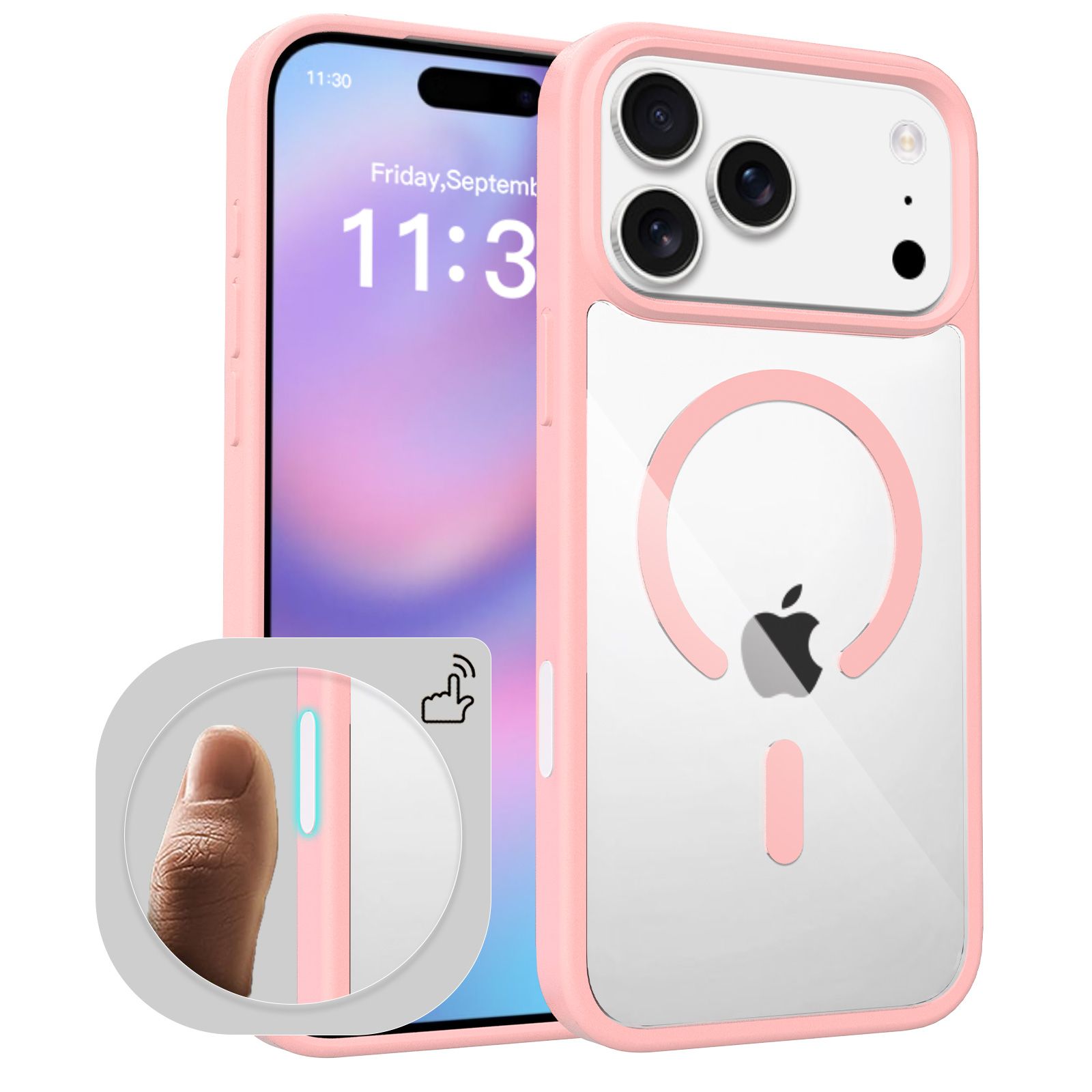 Pulse Prism Magsafe Clear Case with Camera Action Button — 112