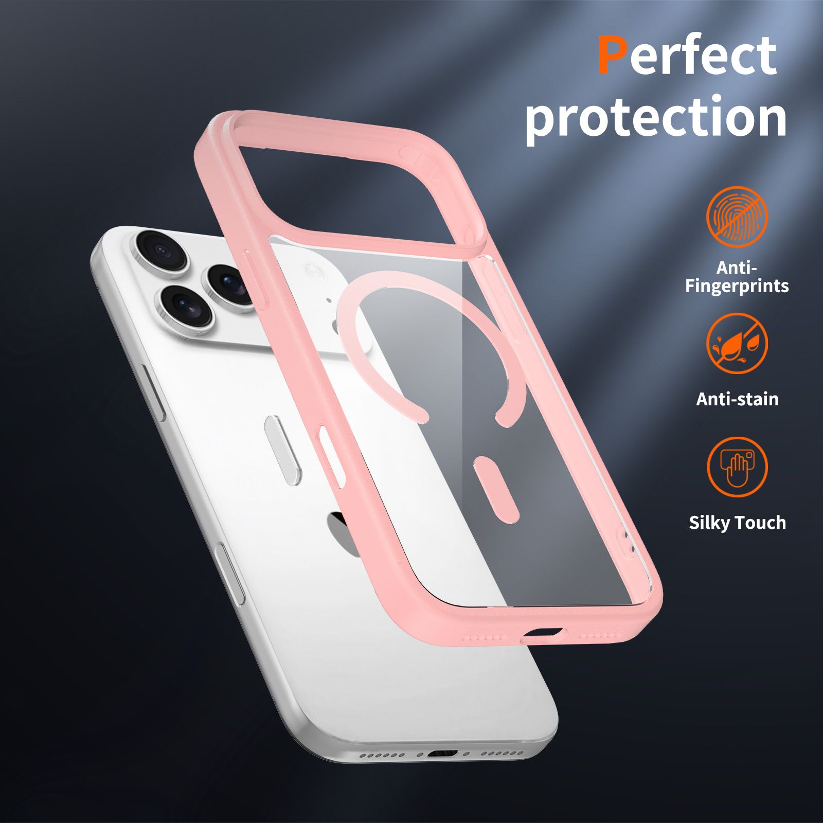 Pulse Prism Magsafe Clear Case with Camera Action Button — 117