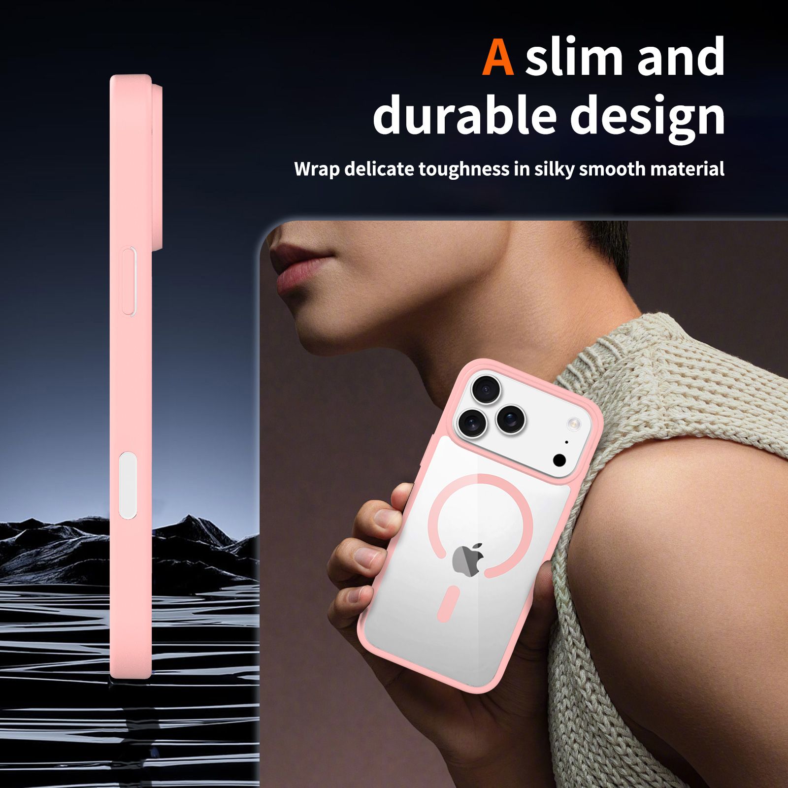 Pulse Prism Magsafe Clear Case with Camera Action Button — 118