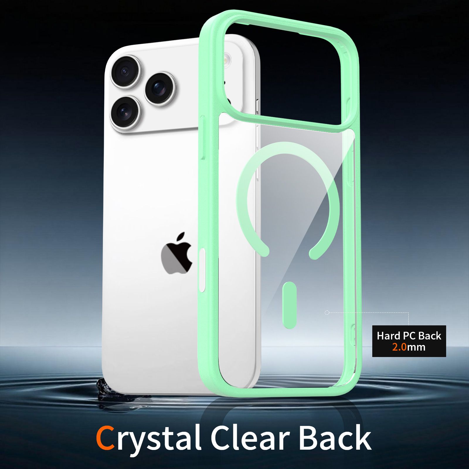 Pulse Prism Magsafe Clear Case with Camera Action Button — 97