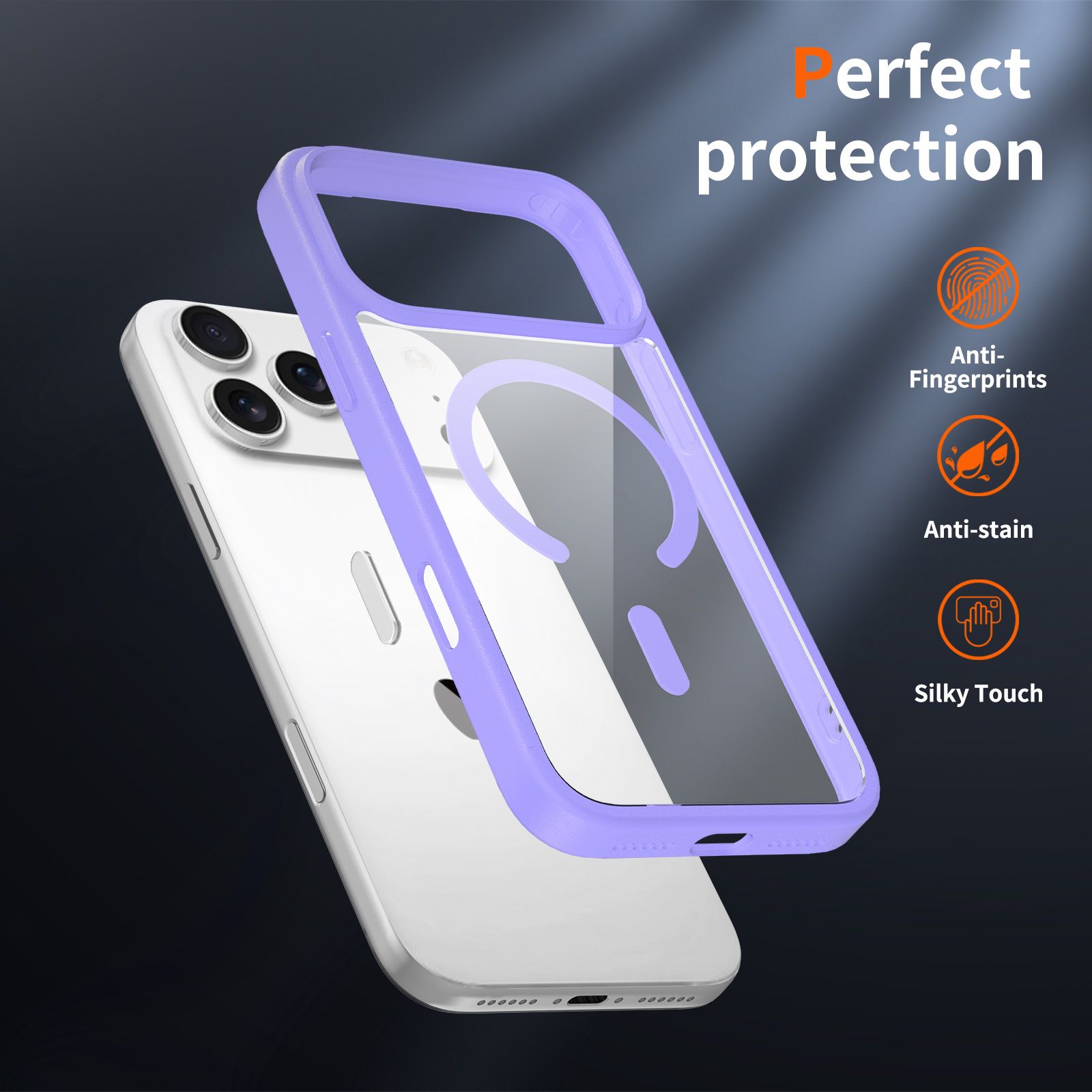 Pulse Prism Magsafe Clear Case with Camera Action Button — 109