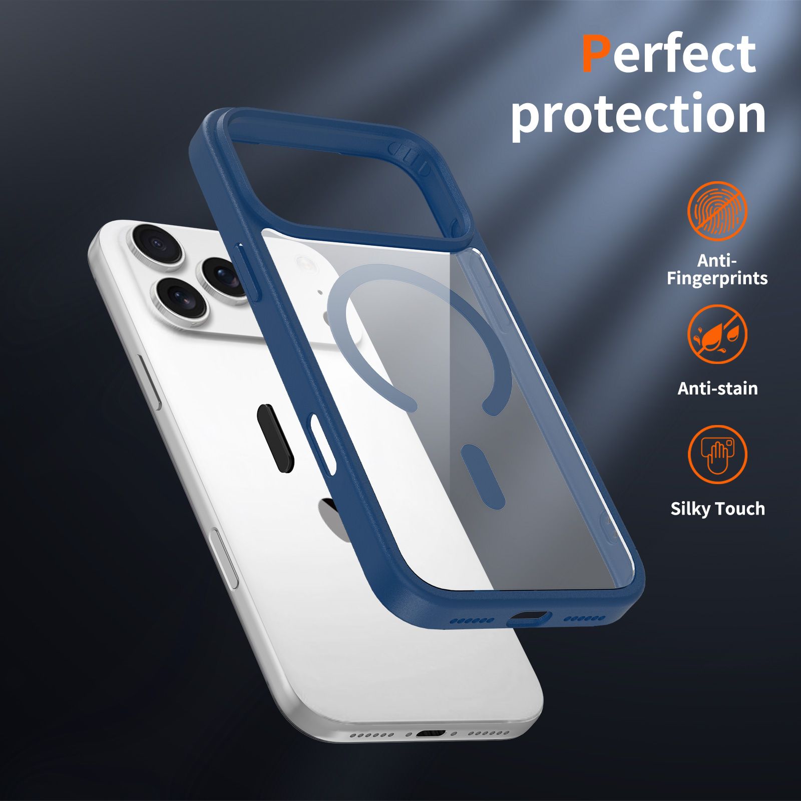 Pulse Prism Magsafe Clear Case with Camera Action Button — 141