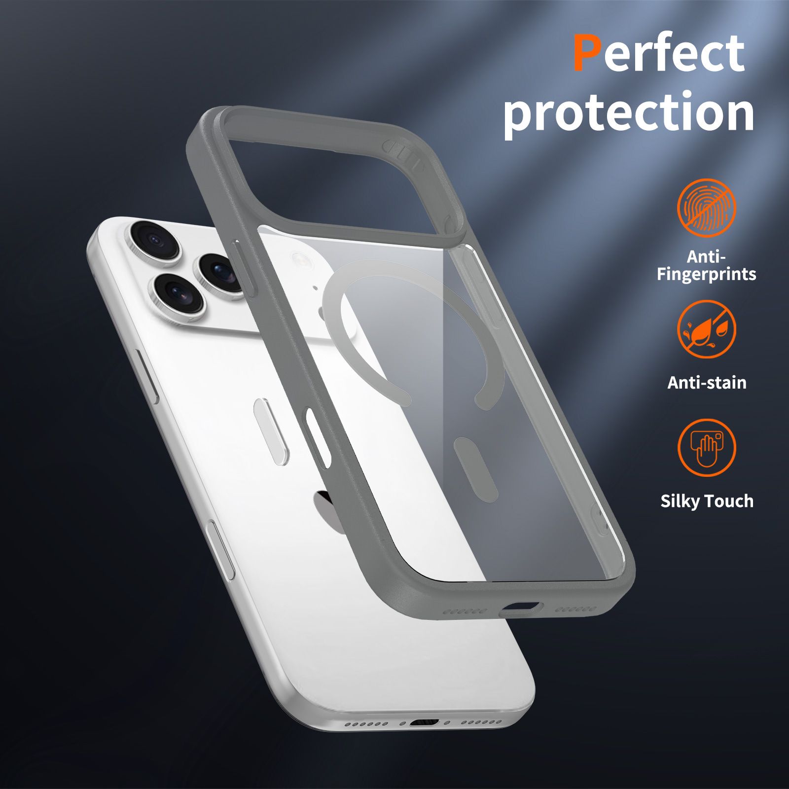 Pulse Prism Magsafe Clear Case with Camera Action Button — 133