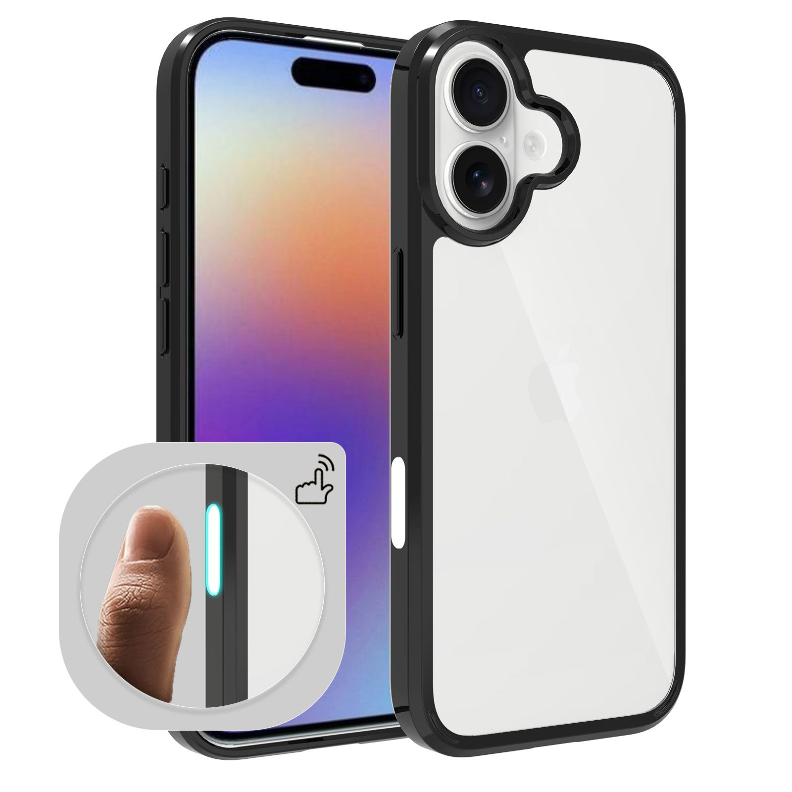 Pulse Aero 1.5MM Anti-Scratch Clear Case with Camera Action Button — 40