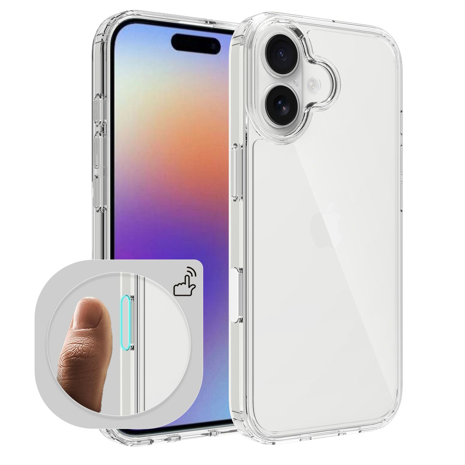 Pulse Aero 1.5MM Anti-Scratch Clear Case with Camera Action Button — 49