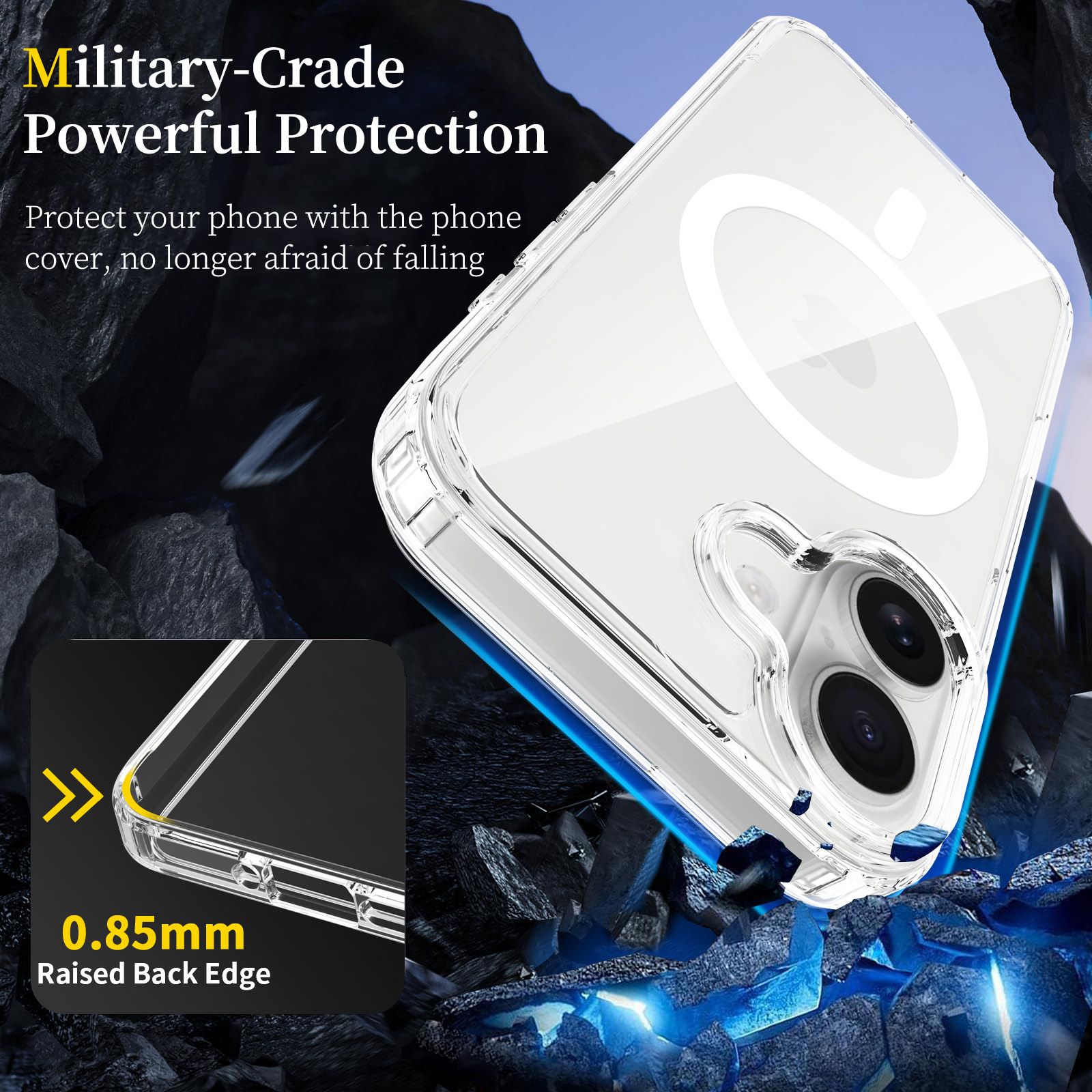 Pulse Aero Magsafe Clear Case with Camera Action Button — 50