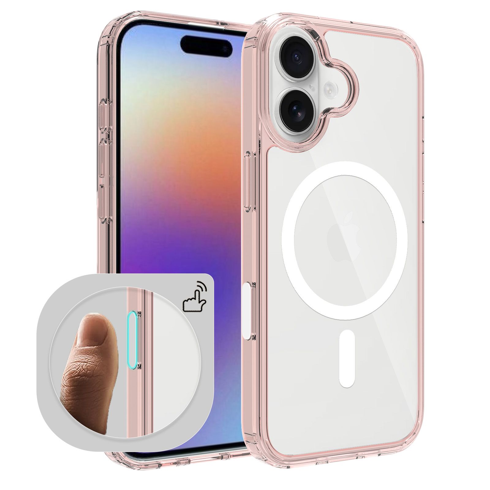 Pulse Aero Magsafe Clear Case with Camera Action Button — 62