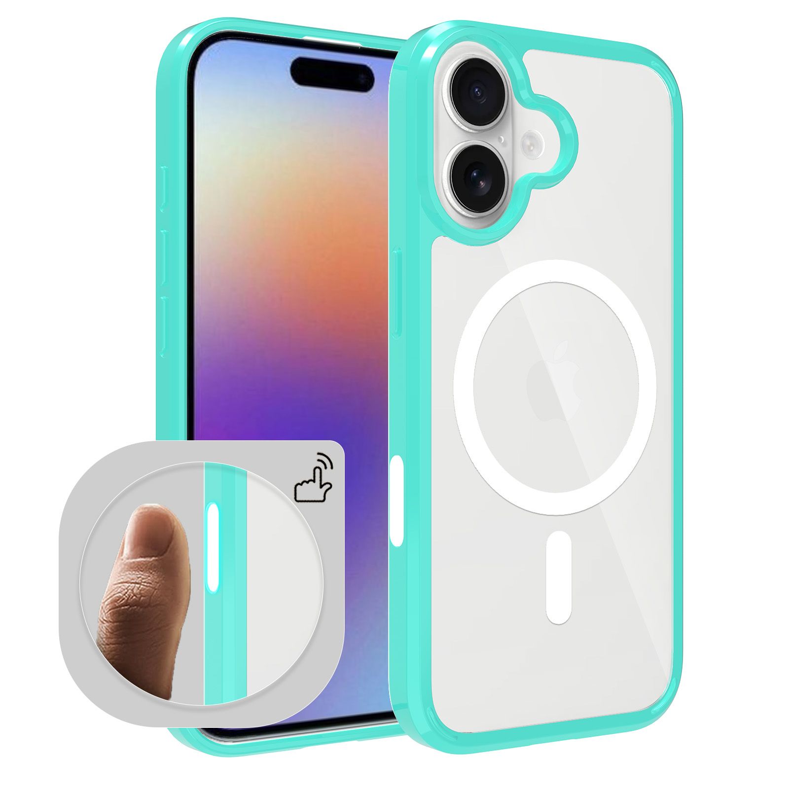 Pulse Aero Magsafe Clear Case with Camera Action Button — 58