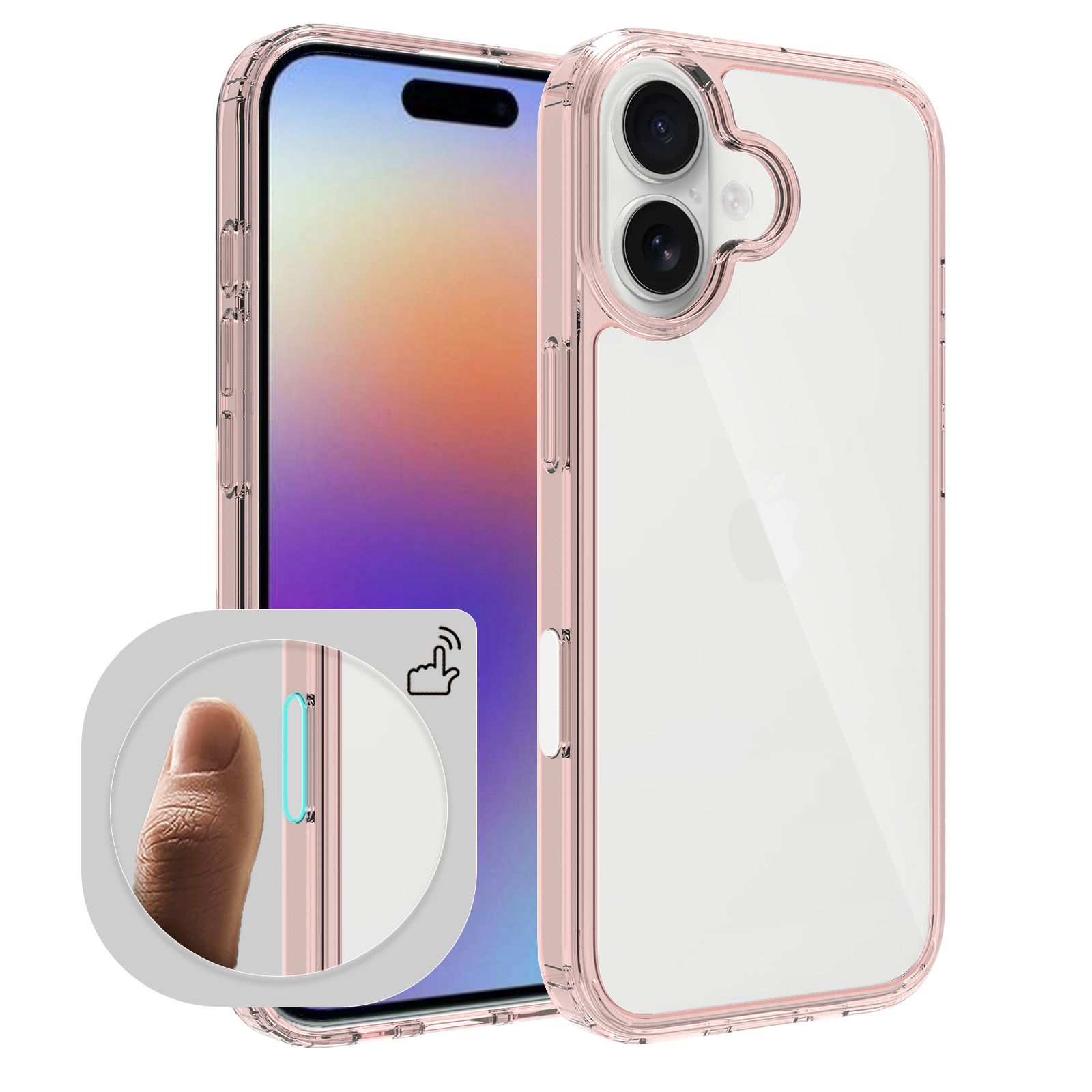 Pulse Aero 1.5MM Anti-Scratch Clear Case with Camera Action Button — 50