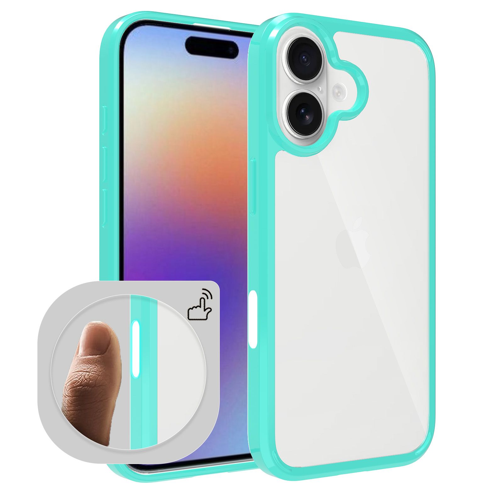 Pulse Aero 1.5MM Anti-Scratch Clear Case with Camera Action Button — 48