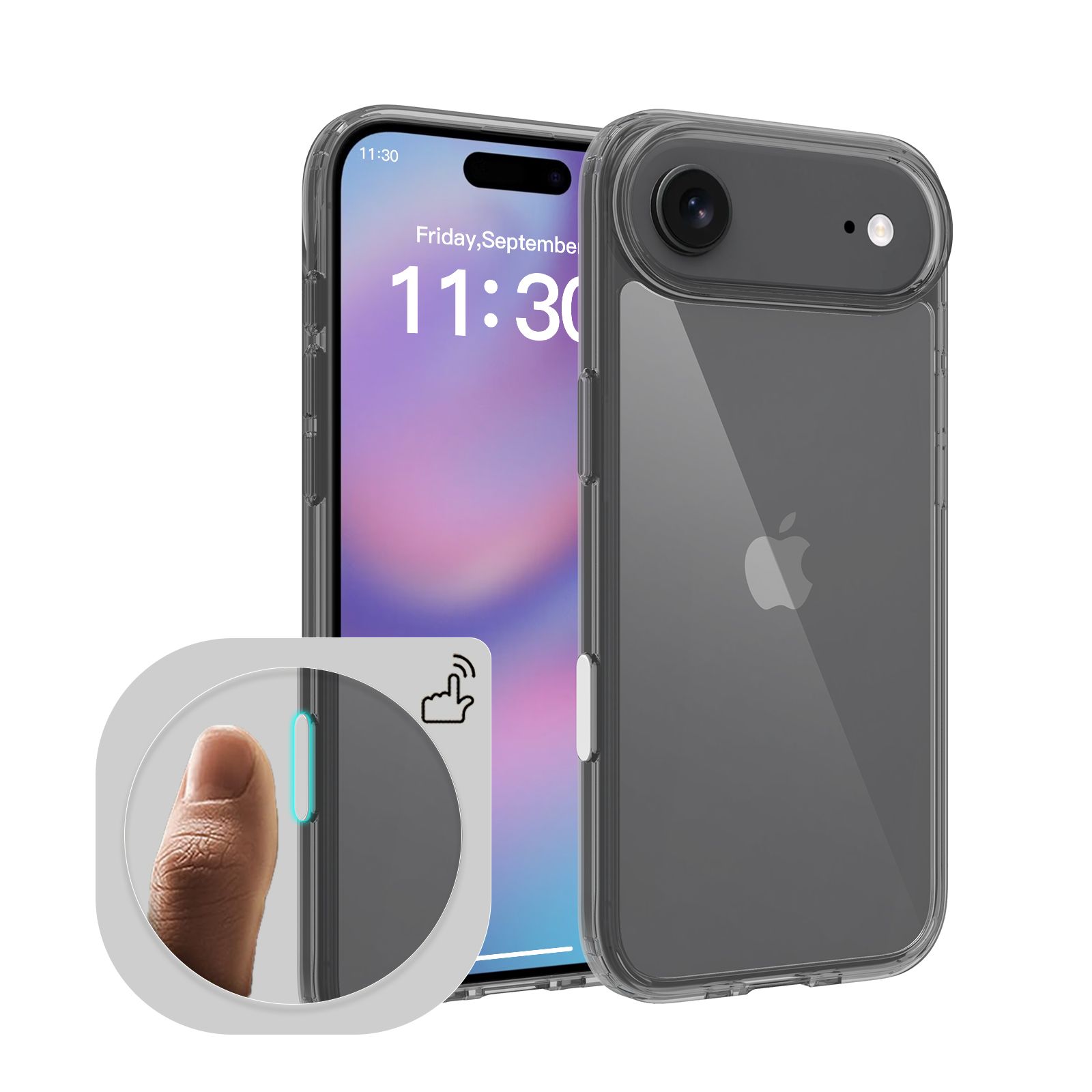 Pulse Aero 1.5MM Anti-Scratch Clear Case with Camera Action Button — 39