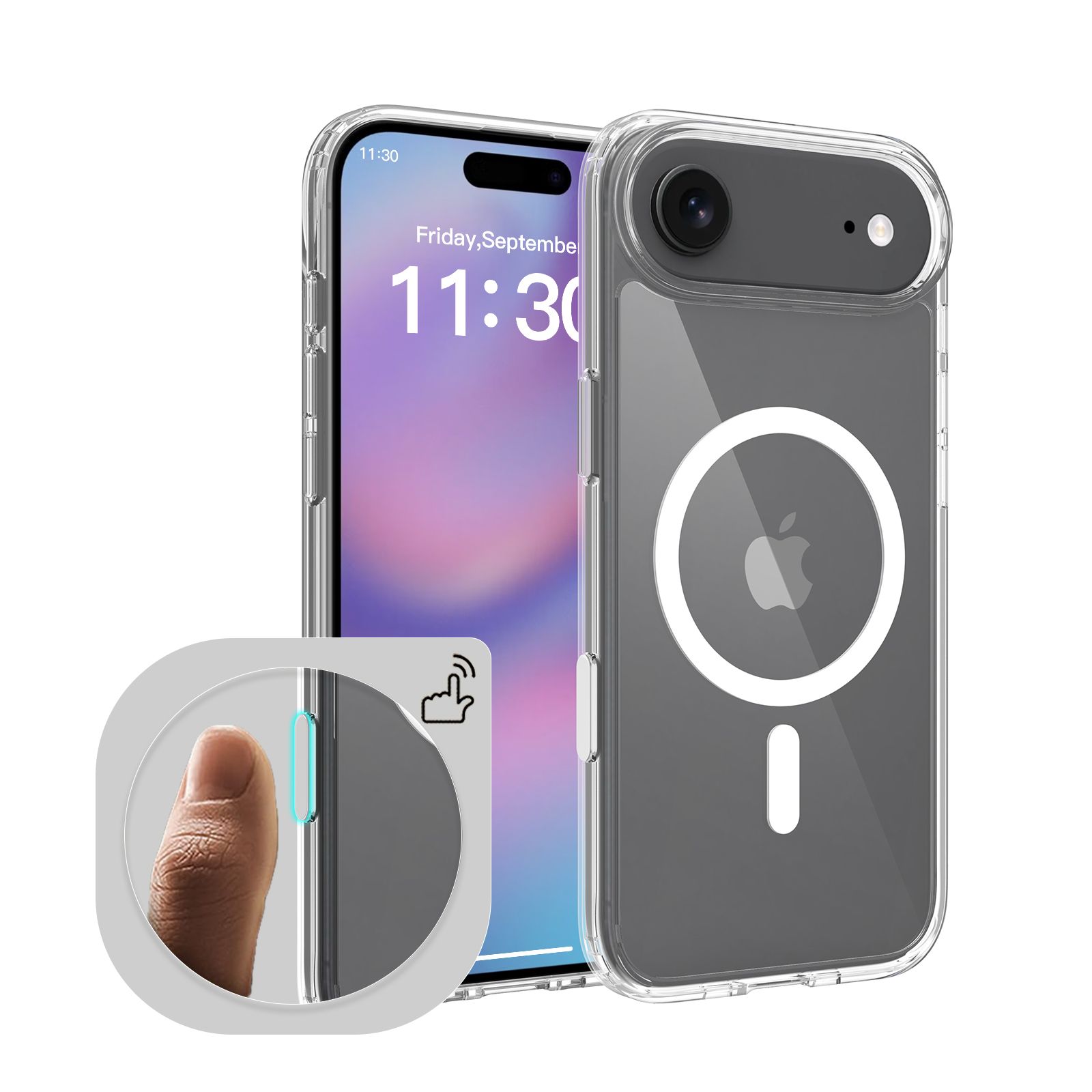 Pulse Aero Magsafe Clear Case with Camera Action Button — 26