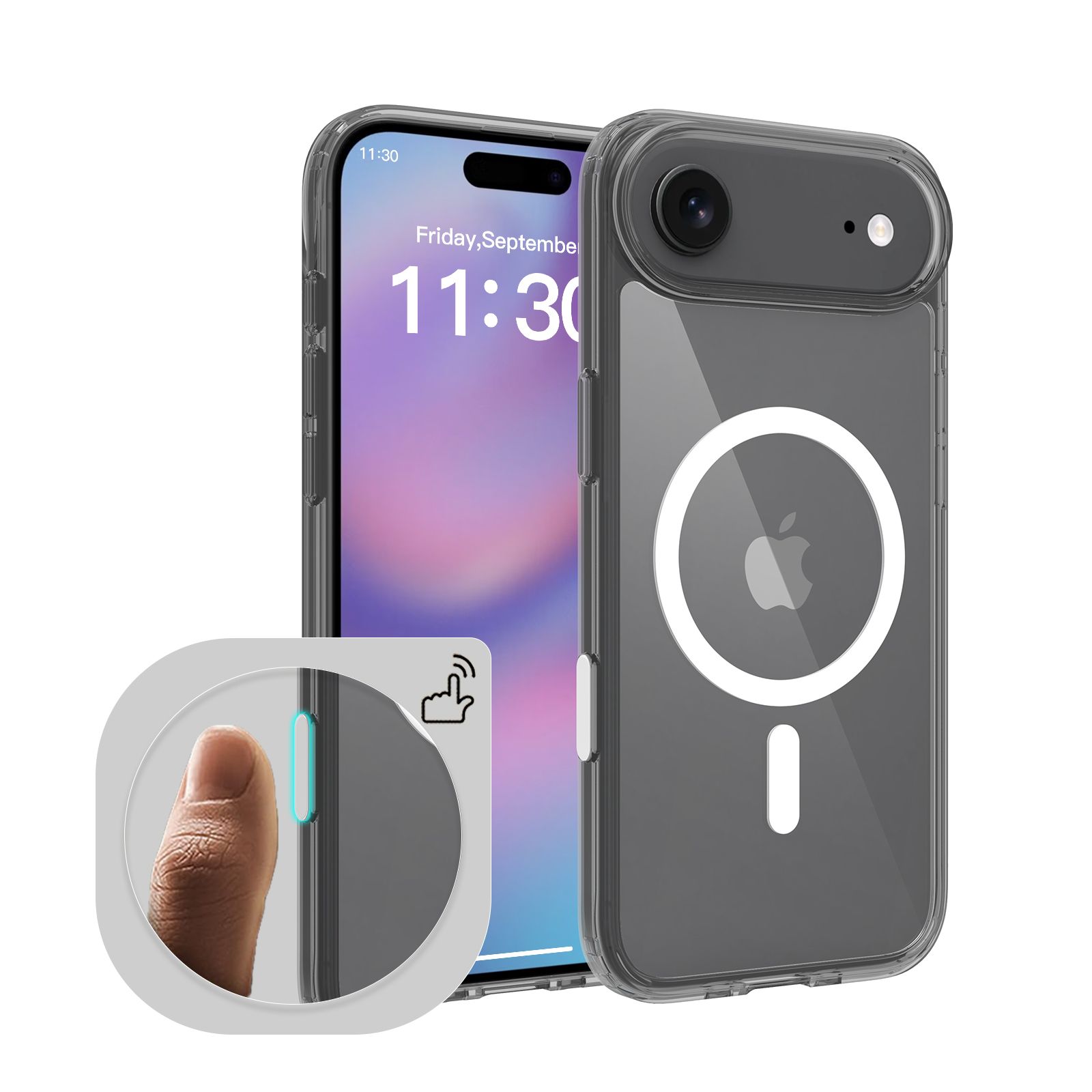 Pulse Aero Magsafe Clear Case with Camera Action Button — 28
