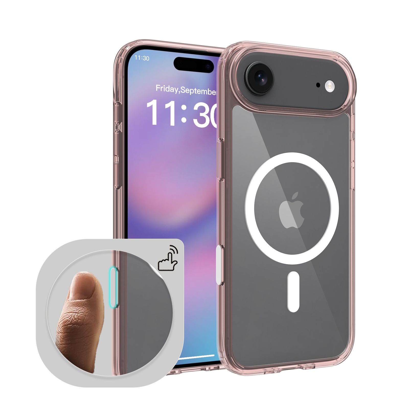 Pulse Aero Magsafe Clear Case with Camera Action Button — 27
