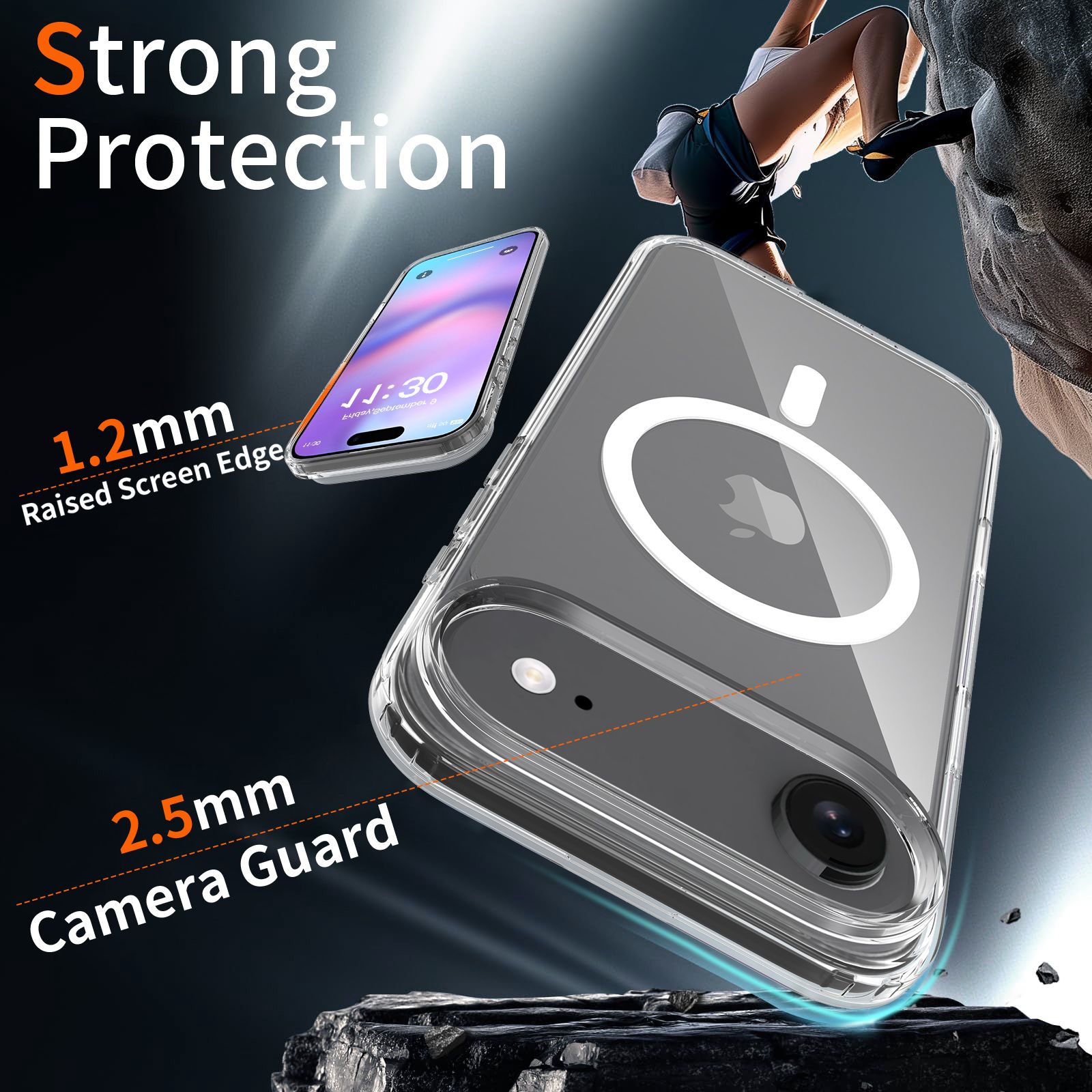 Pulse Aero Magsafe Clear Case with Camera Action Button — 22