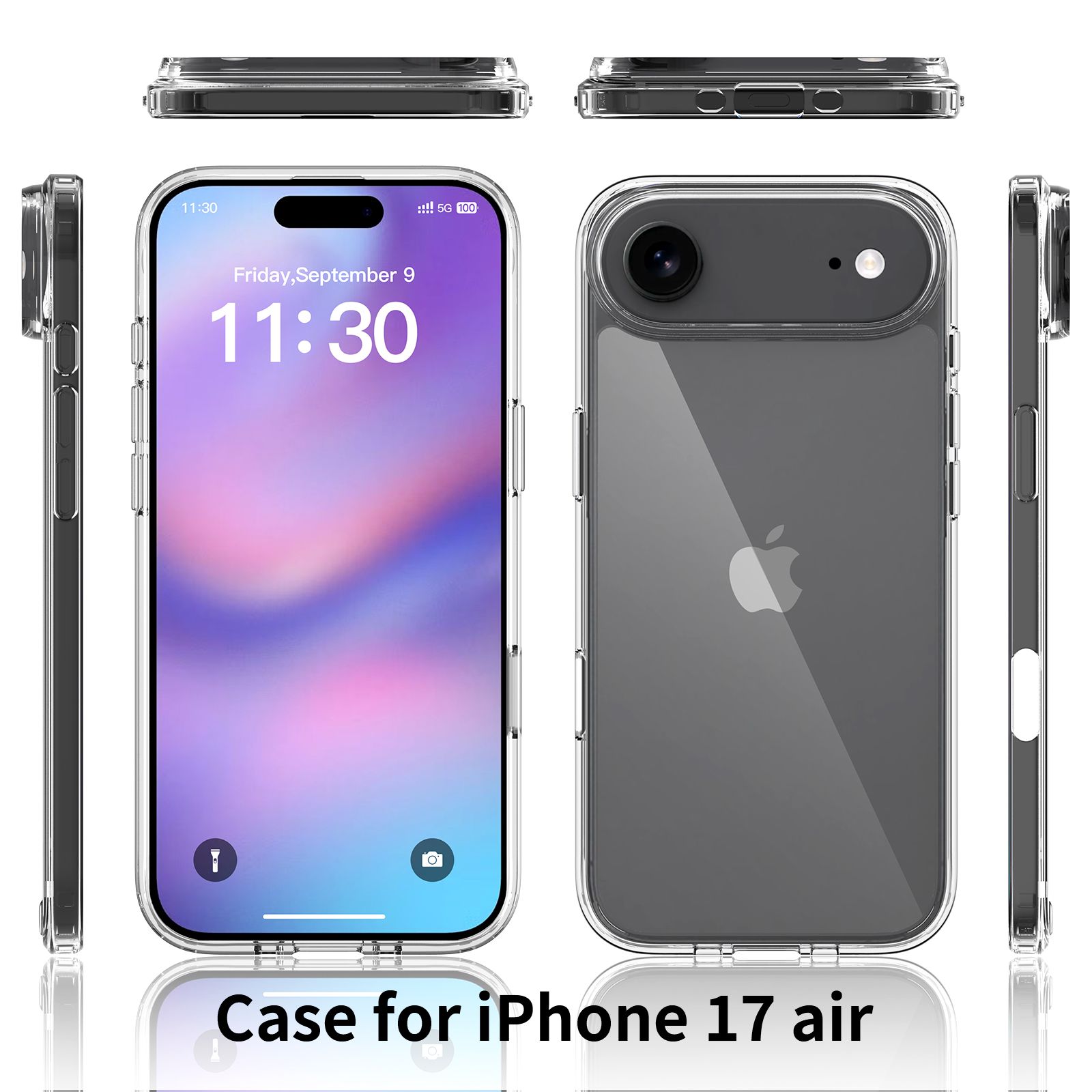 Pulse Aero 1.5MM Anti-Scratch Clear Case with Camera Action Button — 35