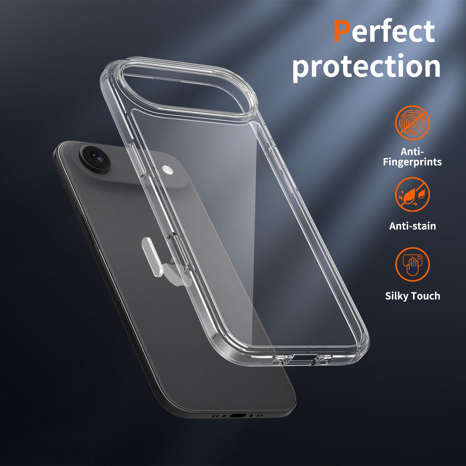 Pulse Aero 1.5MM Anti-Scratch Clear Case with Camera Action Button — 31