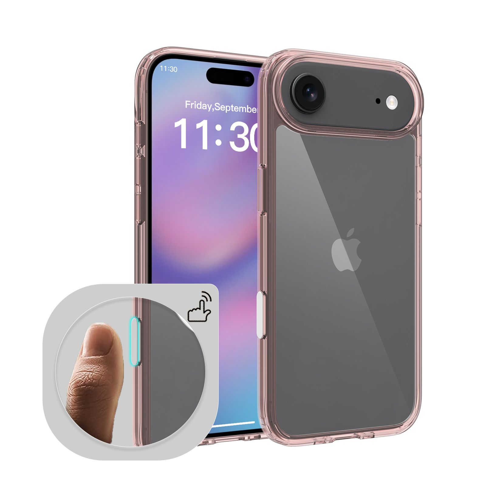 Pulse Aero 1.5MM Anti-Scratch Clear Case with Camera Action Button — 38