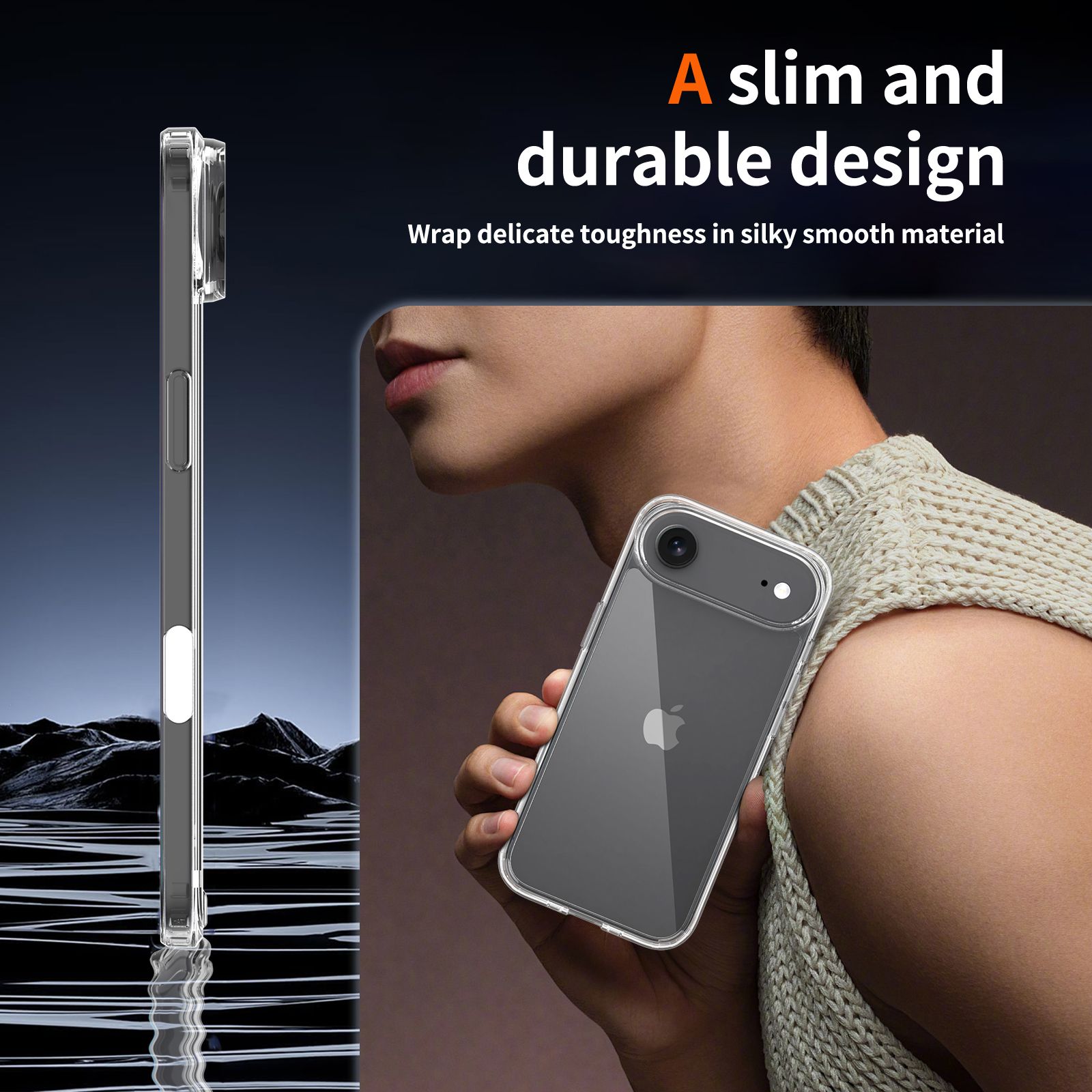 Pulse Aero 1.5MM Anti-Scratch Clear Case with Camera Action Button — 32