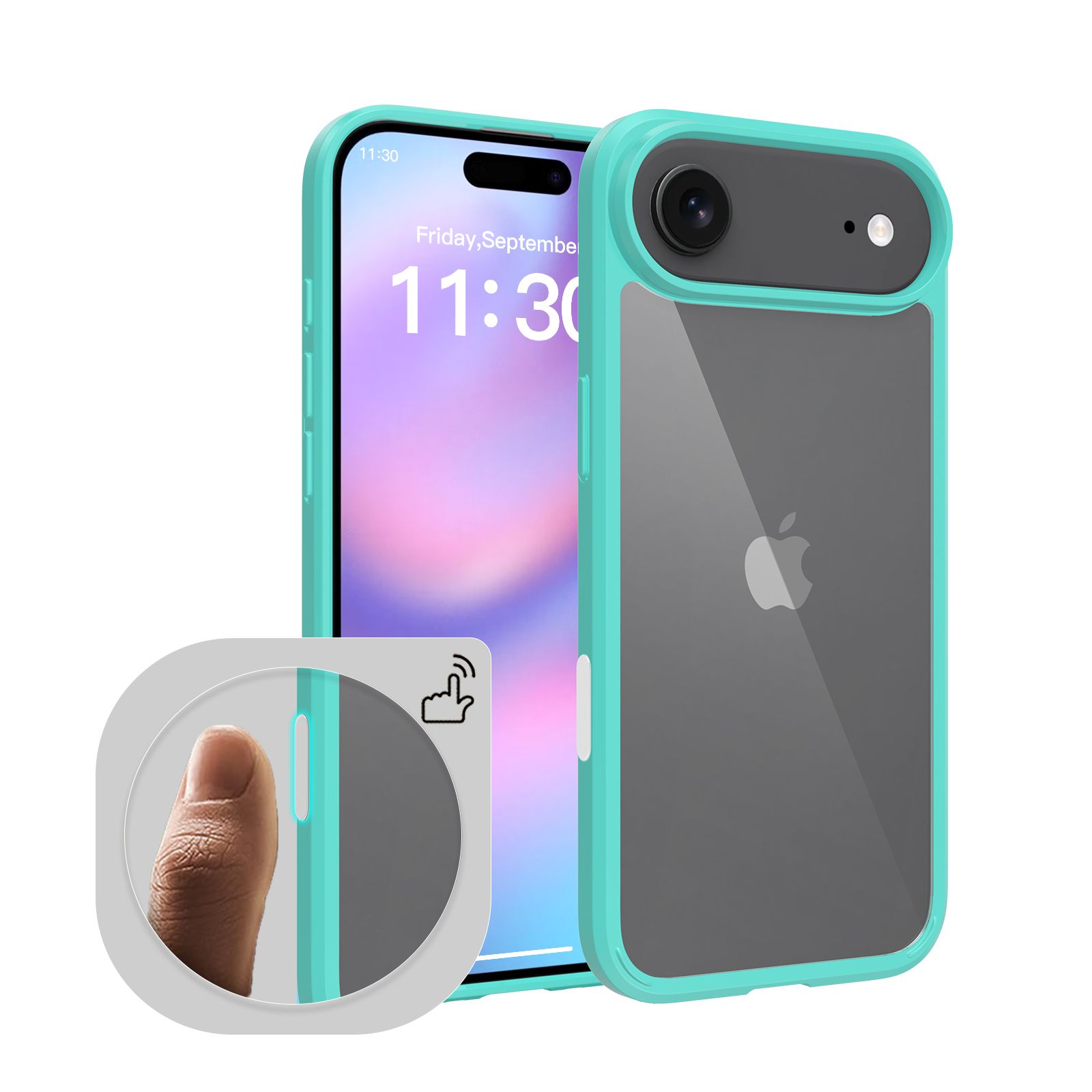 Pulse Aero 1.5MM Anti-Scratch Clear Case with Camera Action Button — 36