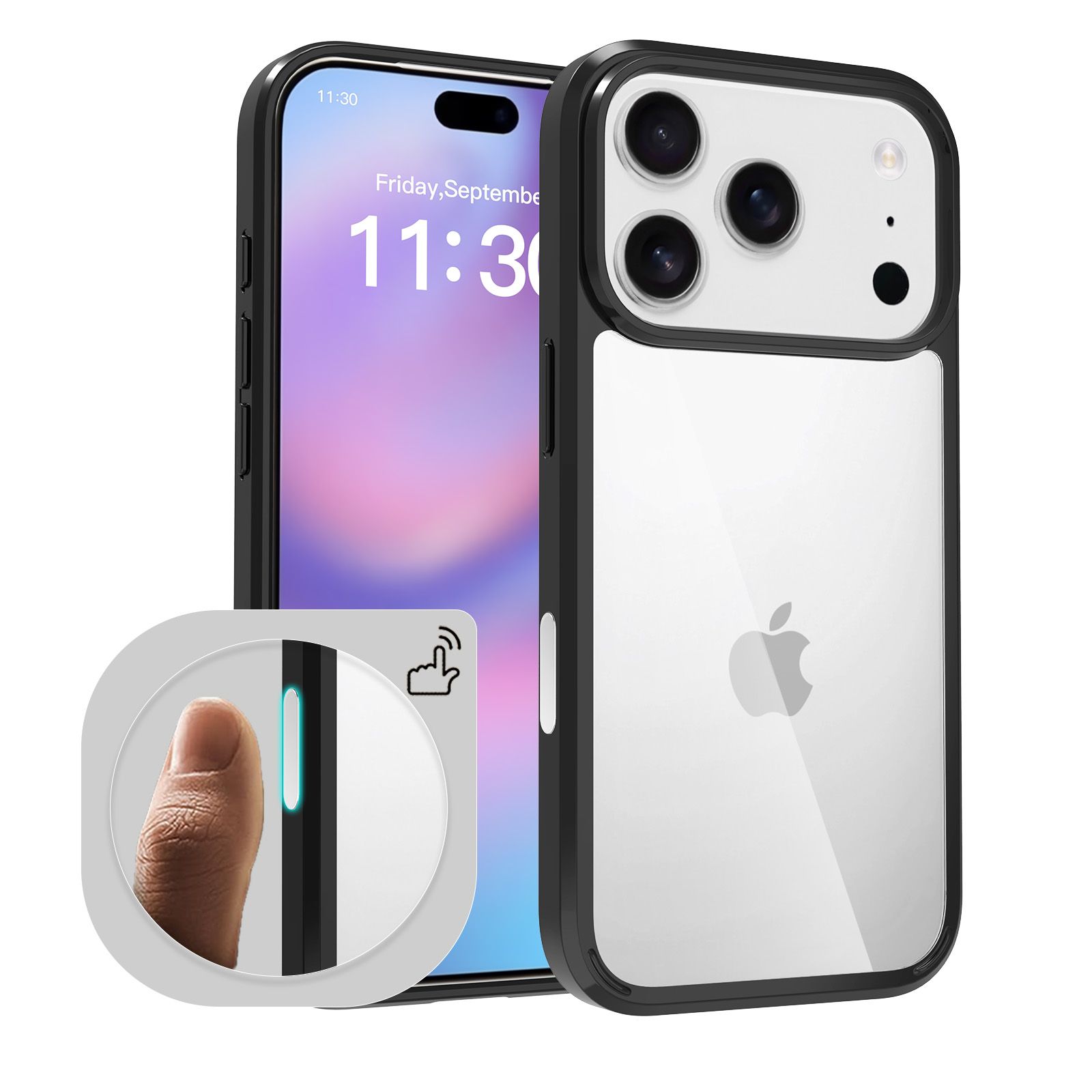 Pulse Aero 1.5MM Anti-Scratch Clear Case with Camera Action Button — 52
