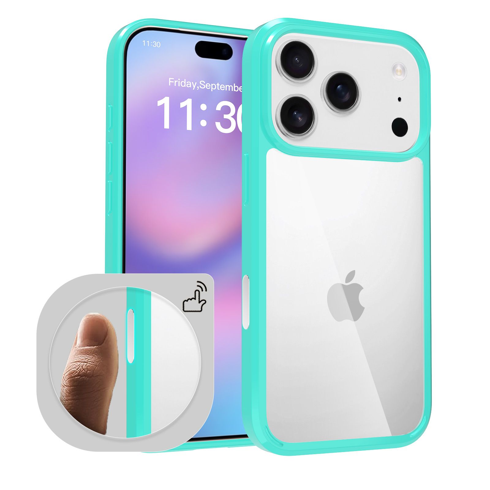 Pulse Aero 1.5MM Anti-Scratch Clear Case with Camera Action Button — 60